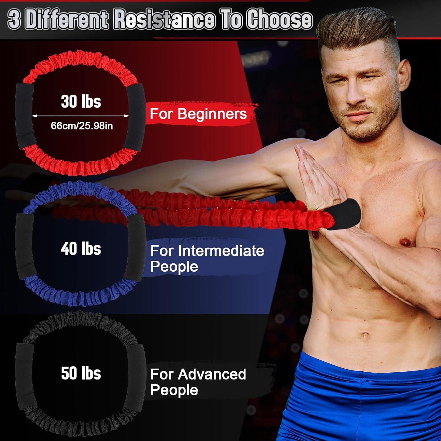 Entrenador de Fuerza de Arco RoundFunny 3 Pcs 30-50 Lbs