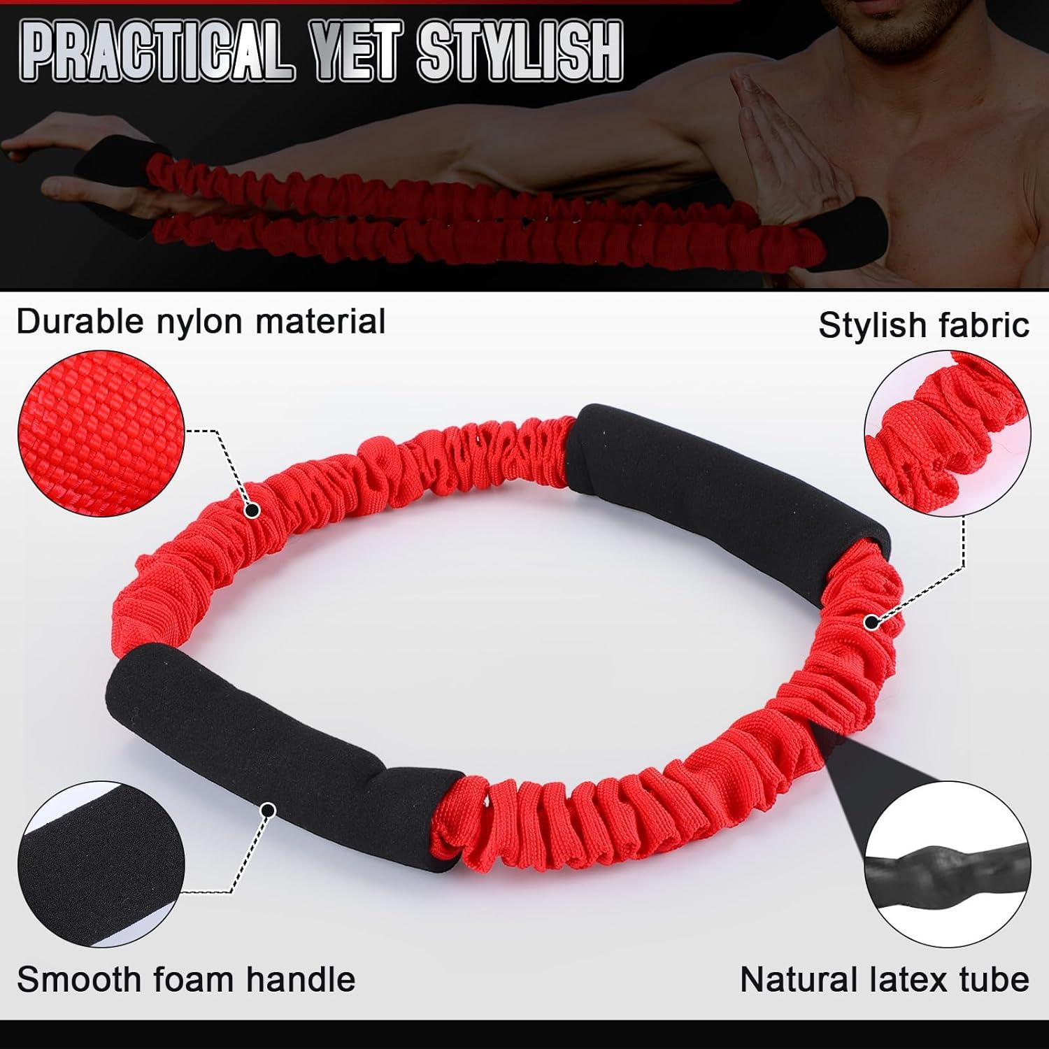 Entrenador de Fuerza de Arco RoundFunny 3 Pcs 30-50 Lbs