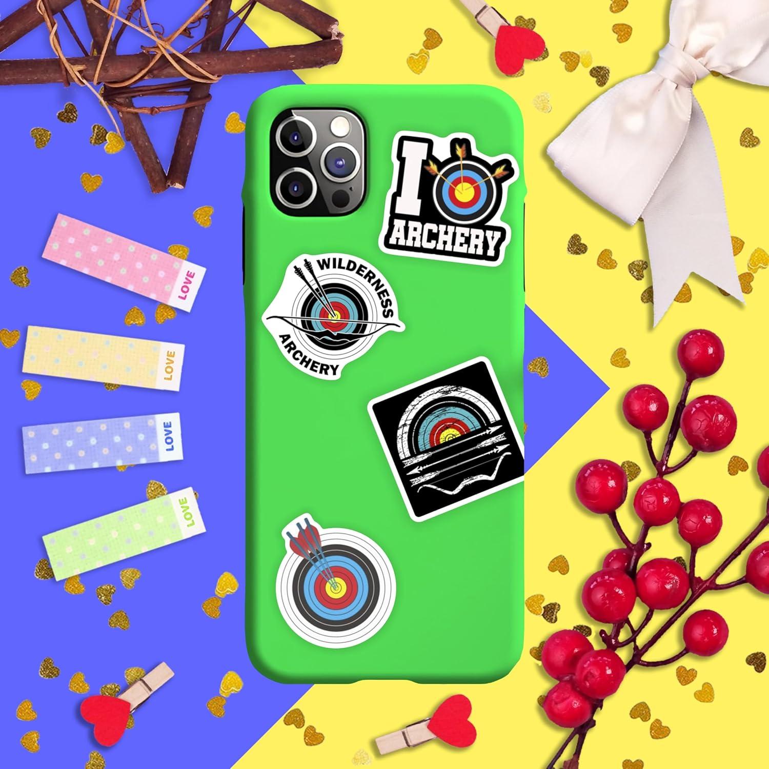 Calcomanías de Tiro con Arco BulbaCraft 100 Piezas Impermeables