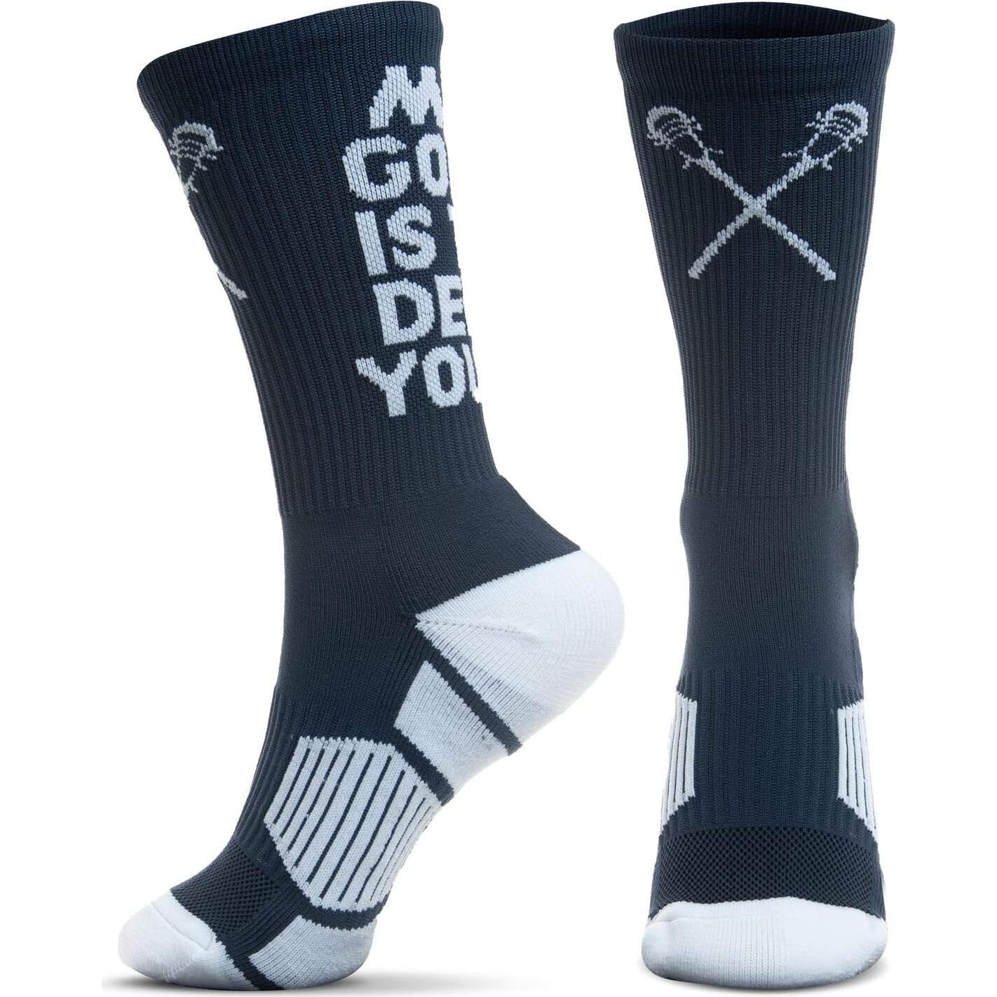 Calcetines de Rendimiento Lacrosse ChalkTalkSPORTS - Adulto