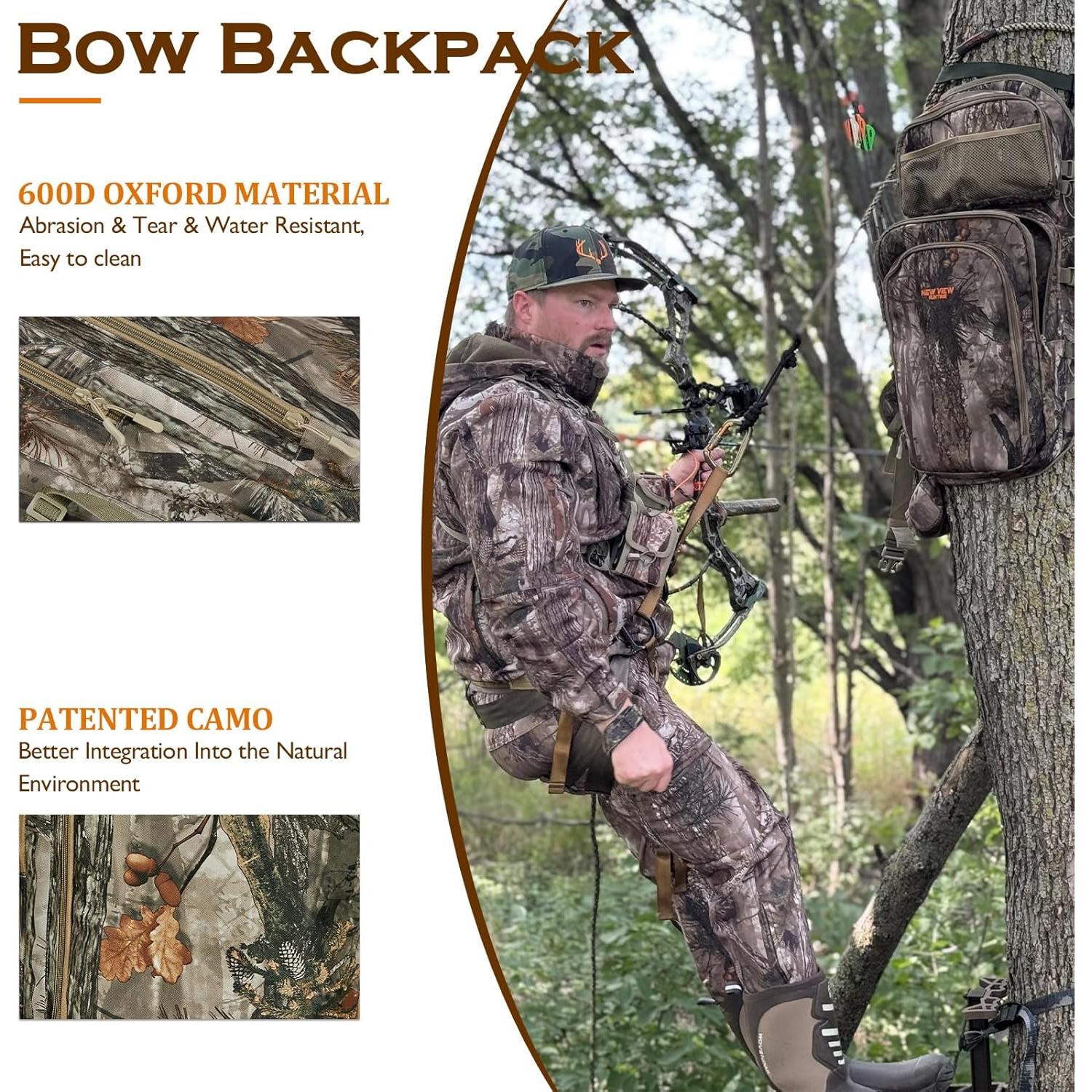 Mochila de Caza NEW VIEW para Arco Camo 72x42x72cm 1.39kg