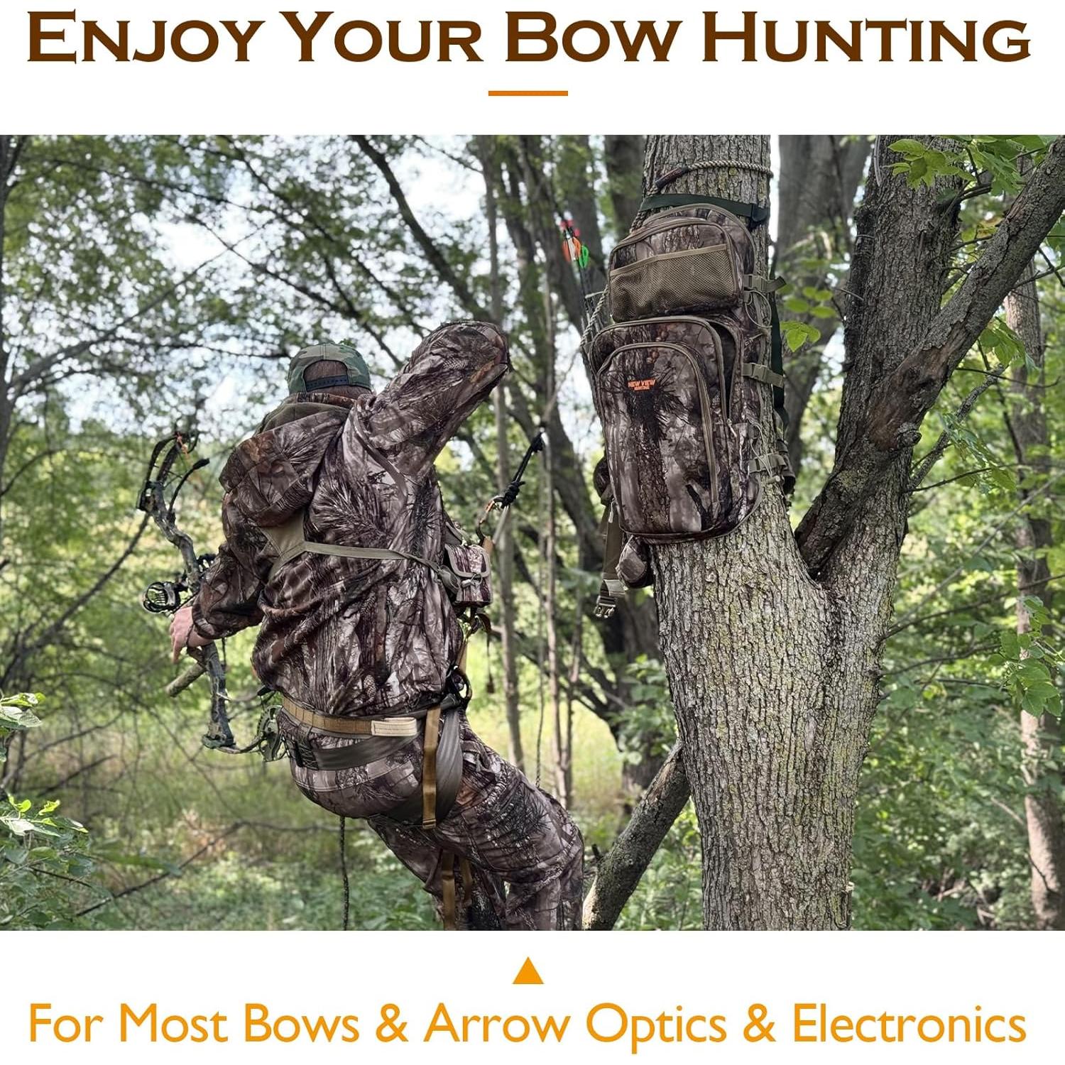 Mochila de Caza NEW VIEW para Arco Camo 72x42x72cm 1.39kg