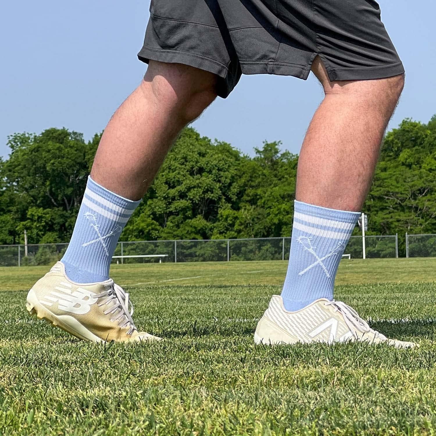Calcetines de Lacrosse ChalkTalkSPORTS - Retro - Juvenil y Adulto