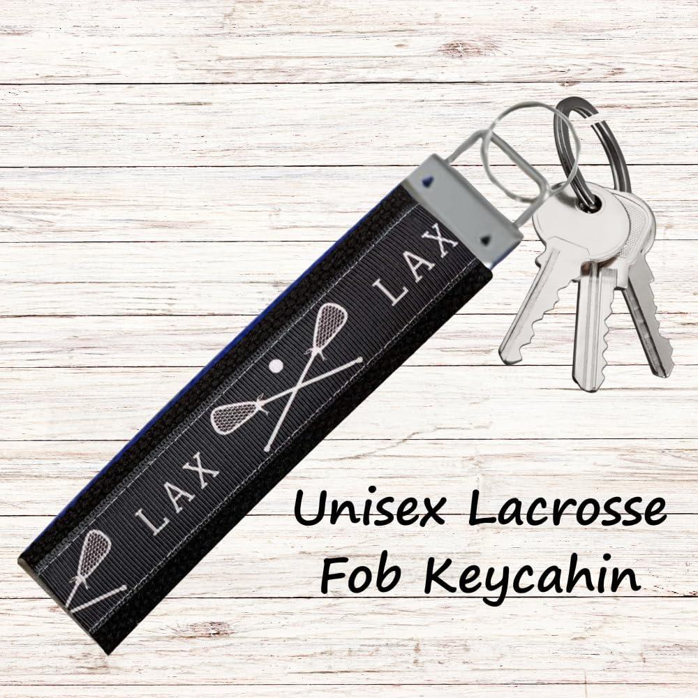 Llavero de Lacrosse Negro - Accesorio Deportivo para Mujeres