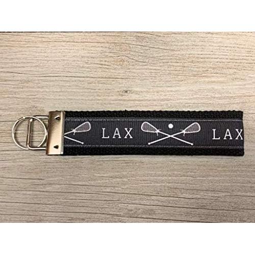 Llavero de Lacrosse Negro - Accesorio Deportivo para Mujeres