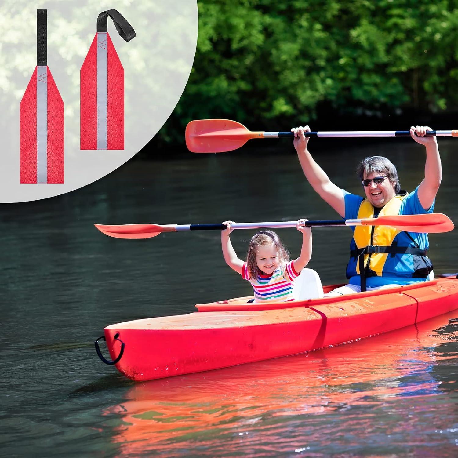 Bandera de Seguridad Frienda para Kayak y Canoa Roja Reflectante