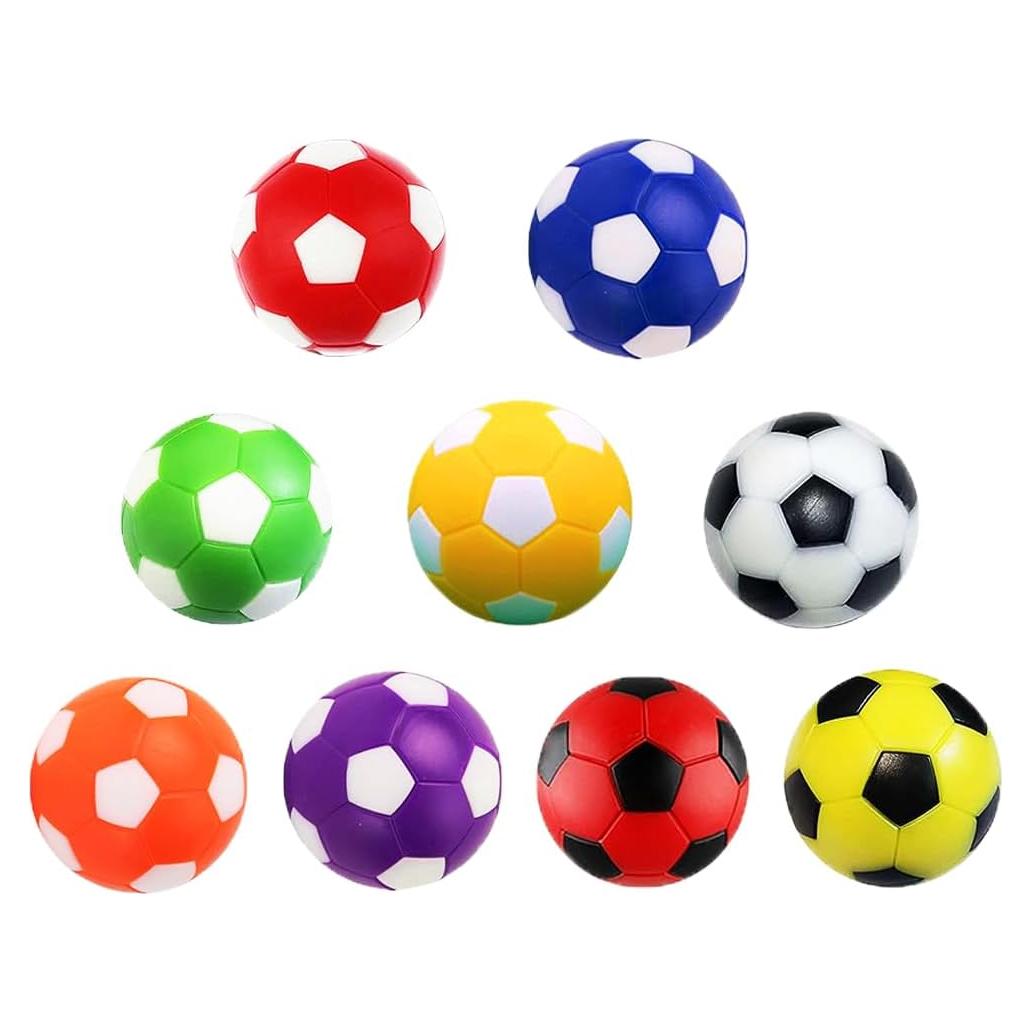Pelotas de Futbolín Inscool 36mm Multicolor 9 Piezas