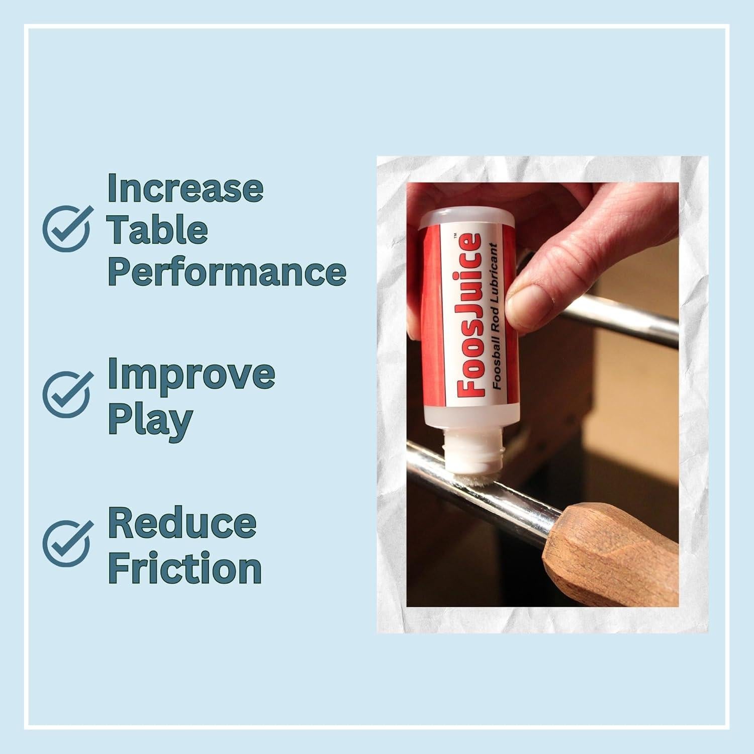 Lubricante de Silicona FoosJuice 56.7 ml con Punta Dauber