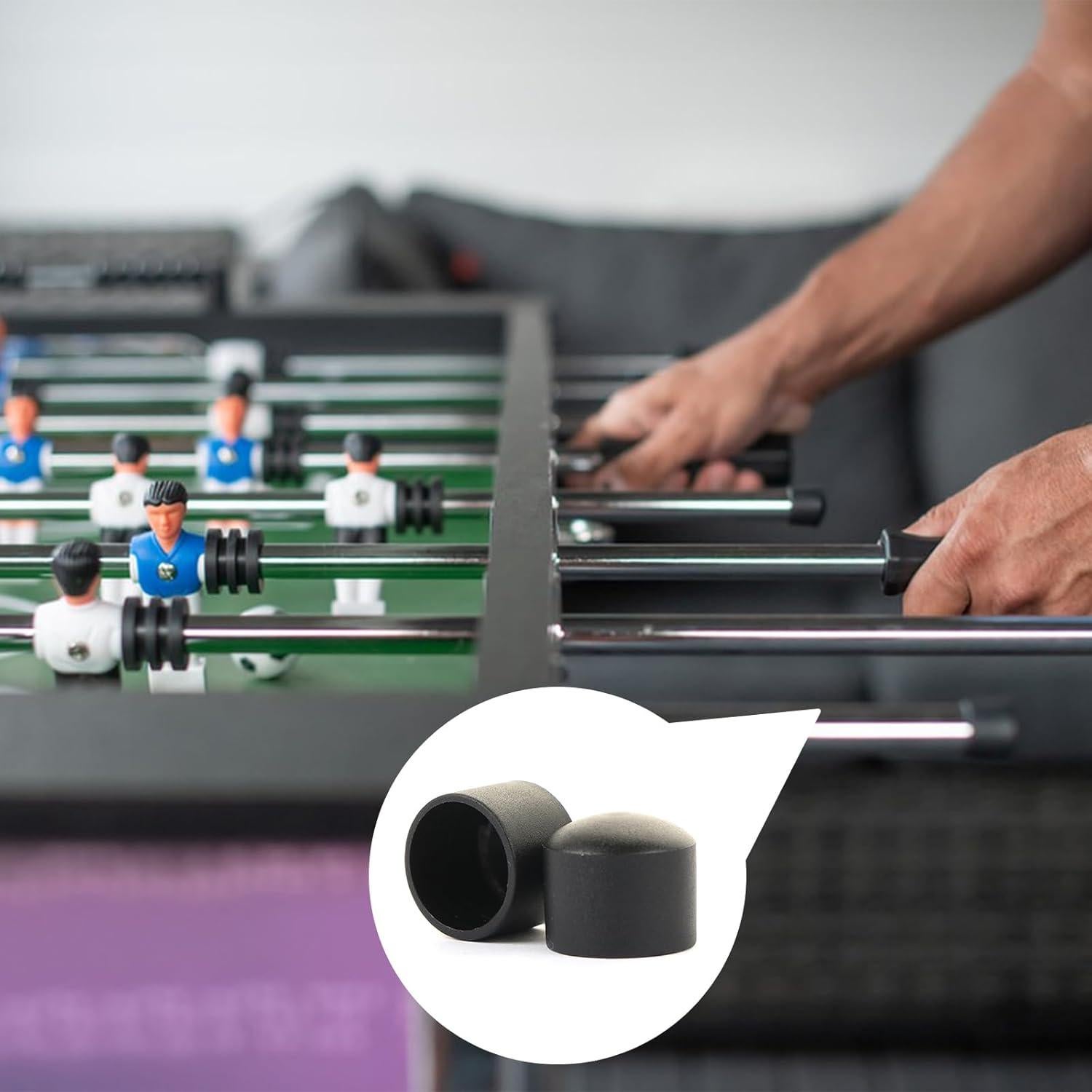 Paquete de 16 tapas de extremo de seguridad TOSAMZOO 15.8mm