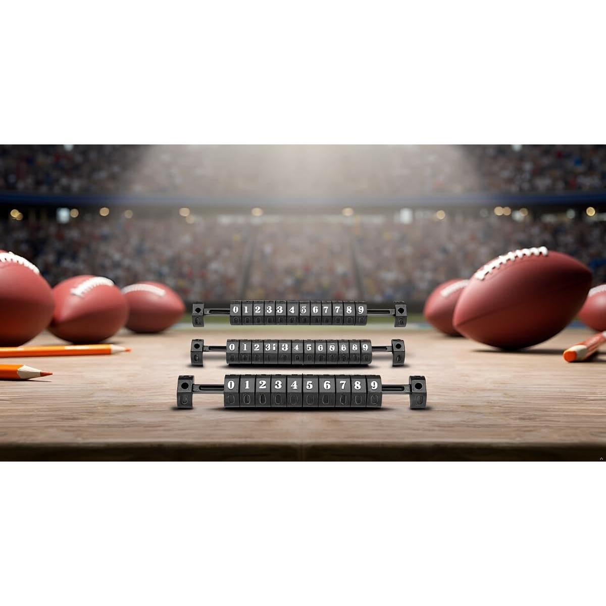 Contador de Fútbol de Mesa Alomejor 2 Piezas Negro