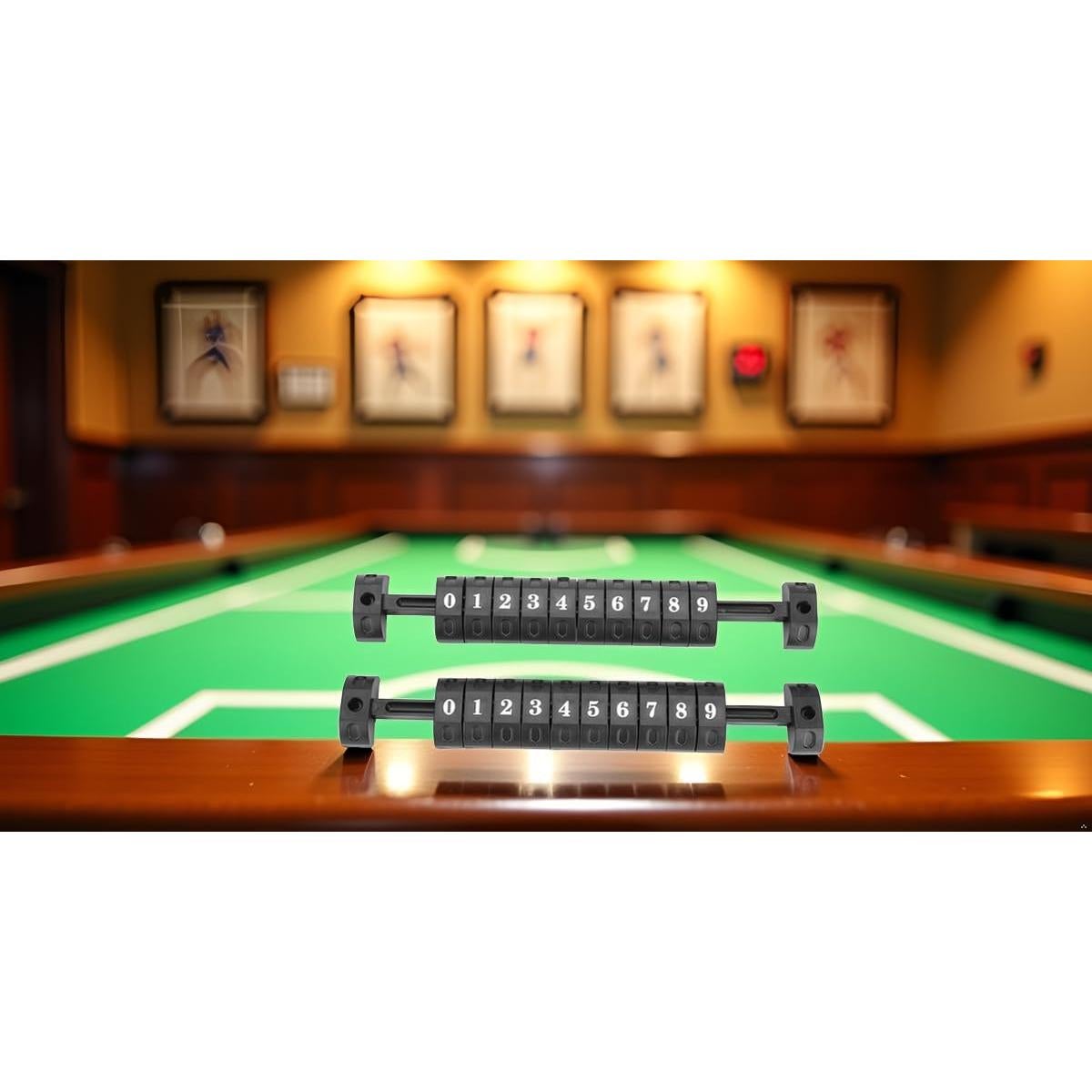 Contador de Fútbol de Mesa Alomejor 2 Piezas Negro