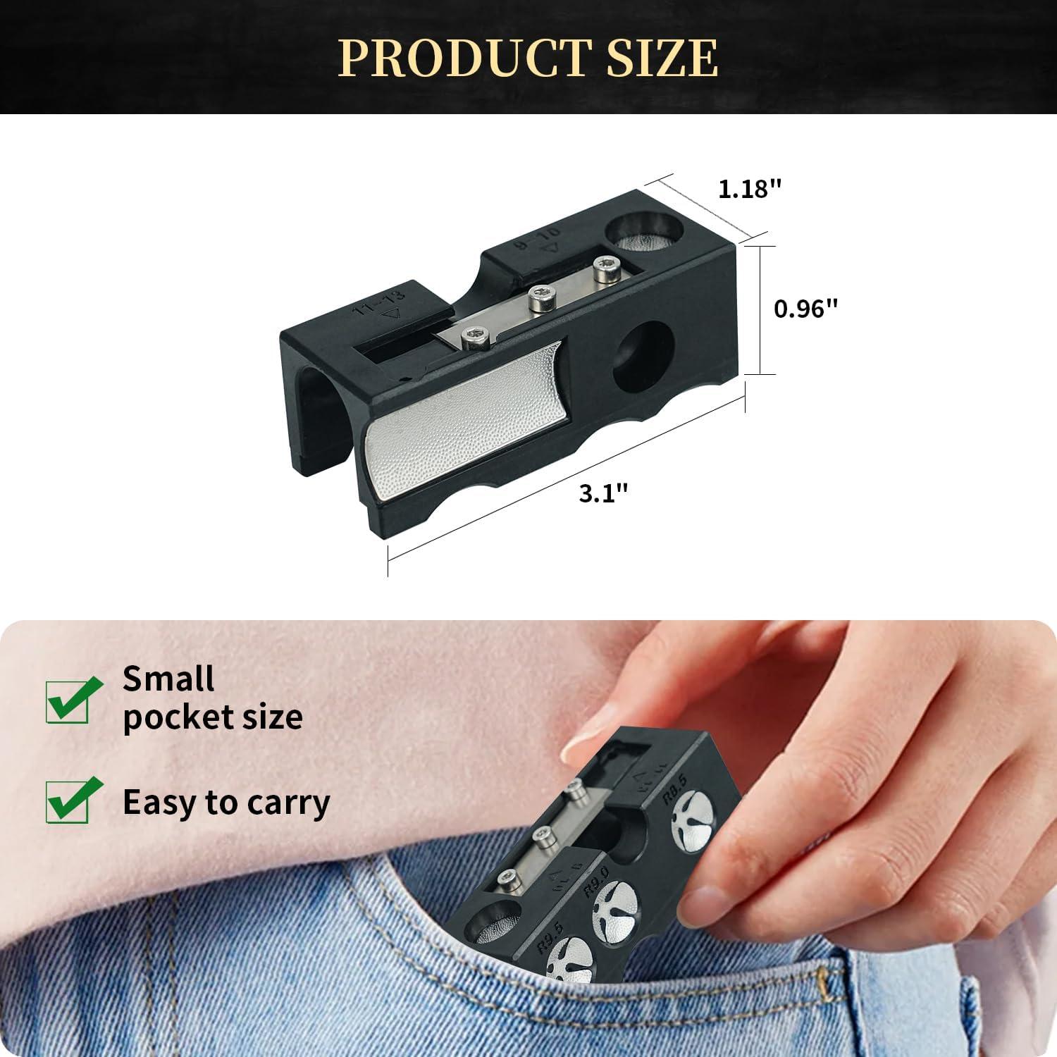 Formador de Punta de Billar 11 en 1 FSCXOIA - Aluminio Portátil