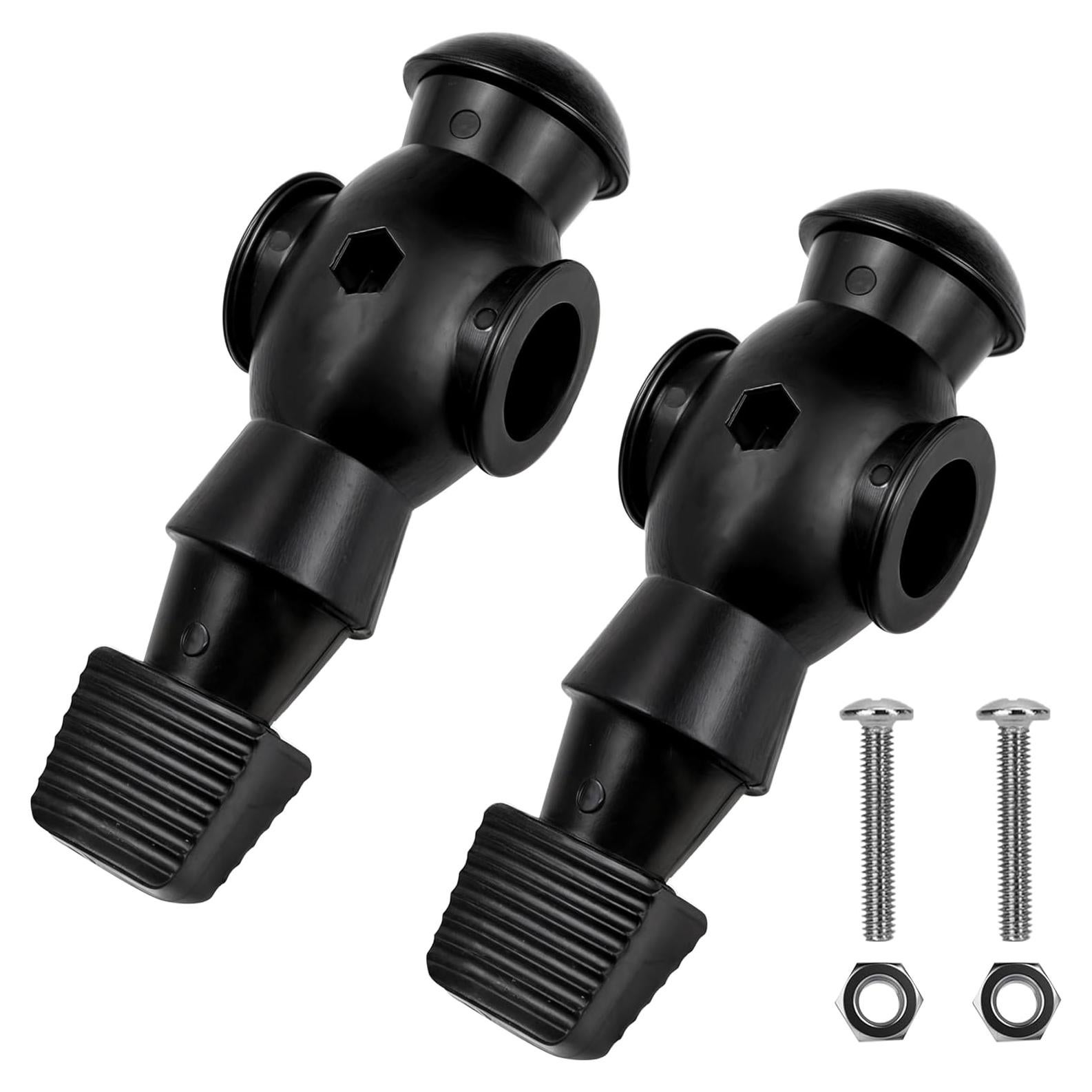 Juego de 2 Jugadores de Repuesto Marsrut para Futbolín Negro