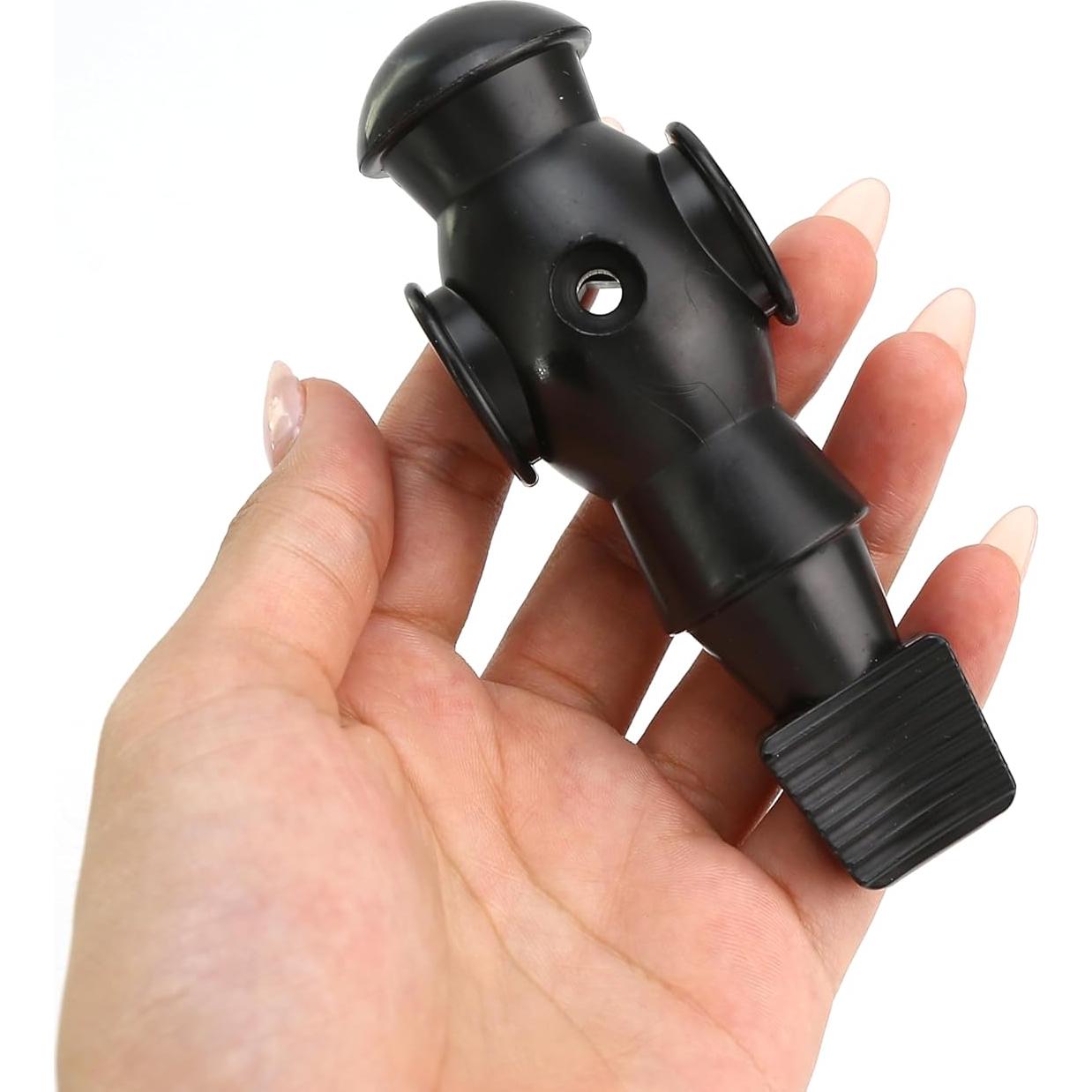 Juego de 2 Jugadores de Repuesto Marsrut para Futbolín Negro