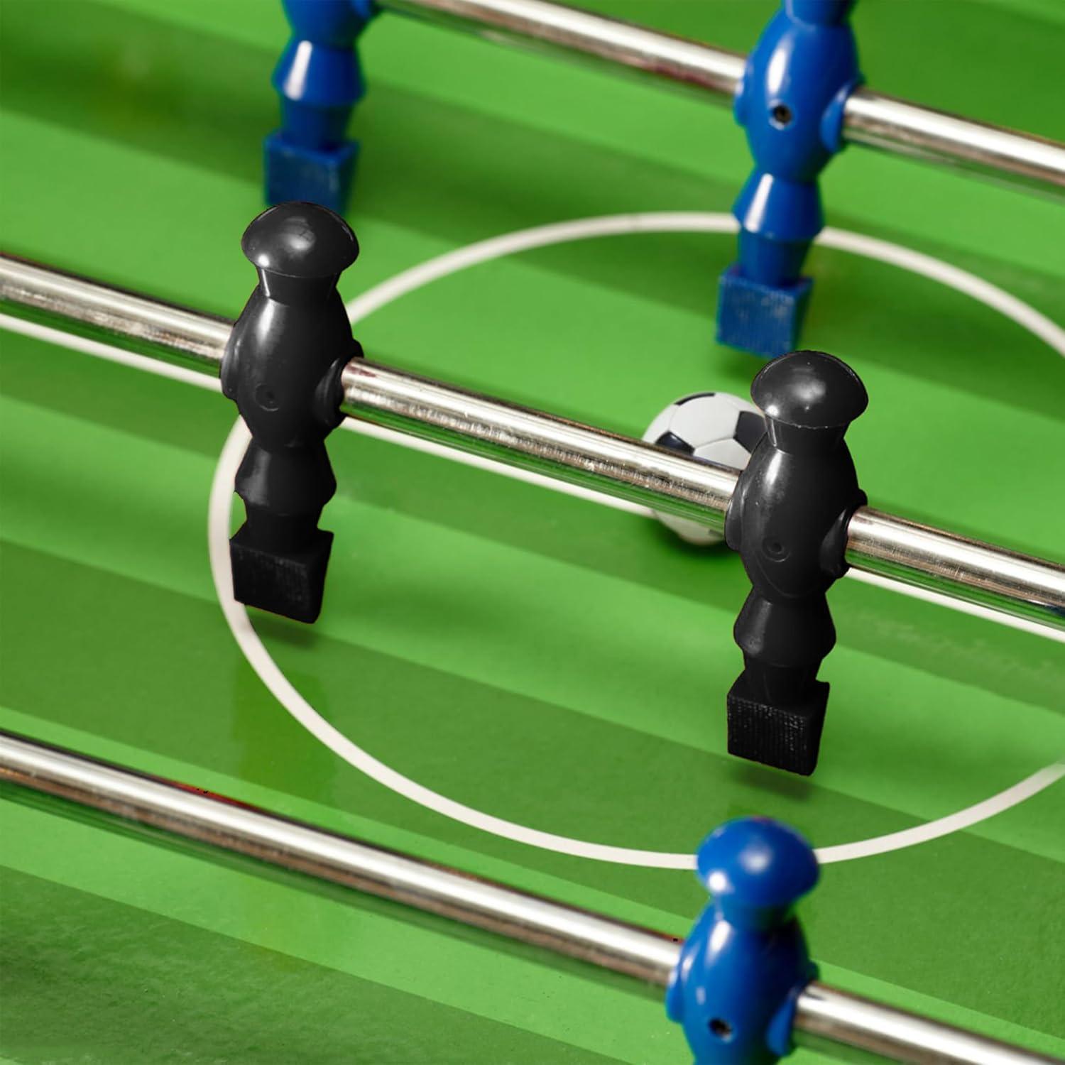 Juego de 2 Jugadores de Repuesto Marsrut para Futbolín Negro