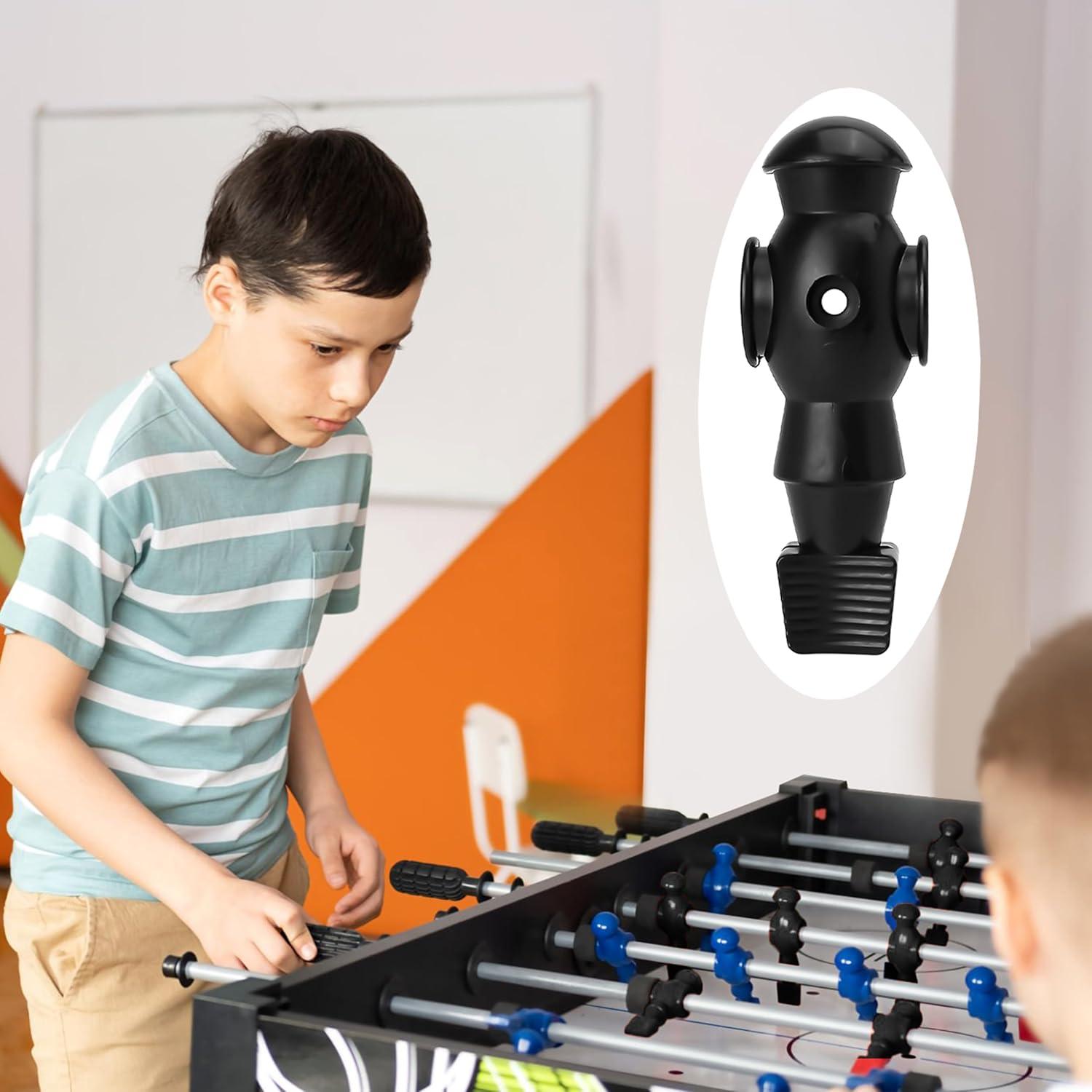 Juego de 2 Jugadores de Repuesto Marsrut para Futbolín Negro