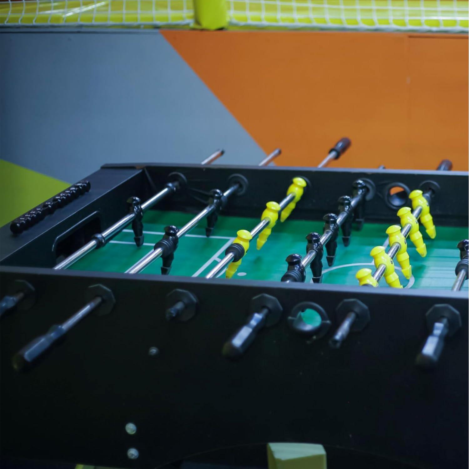 Juego de 2 Jugadores de Repuesto Marsrut para Futbolín Negro