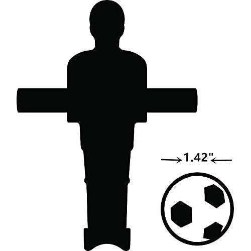 Pelotas de Futbolín OuMuaMua 3.61 cm Multicolor - 9 Unidades