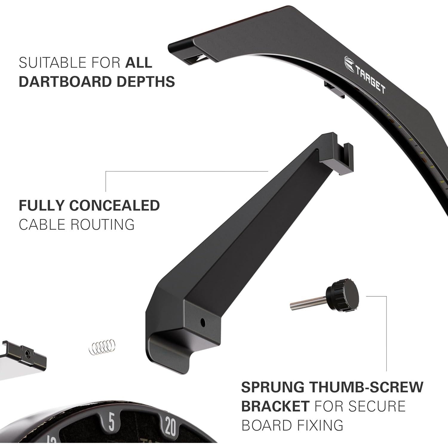 Luz LED para Tablero de Dardos Target Darts - 24 LEDs Brillantes