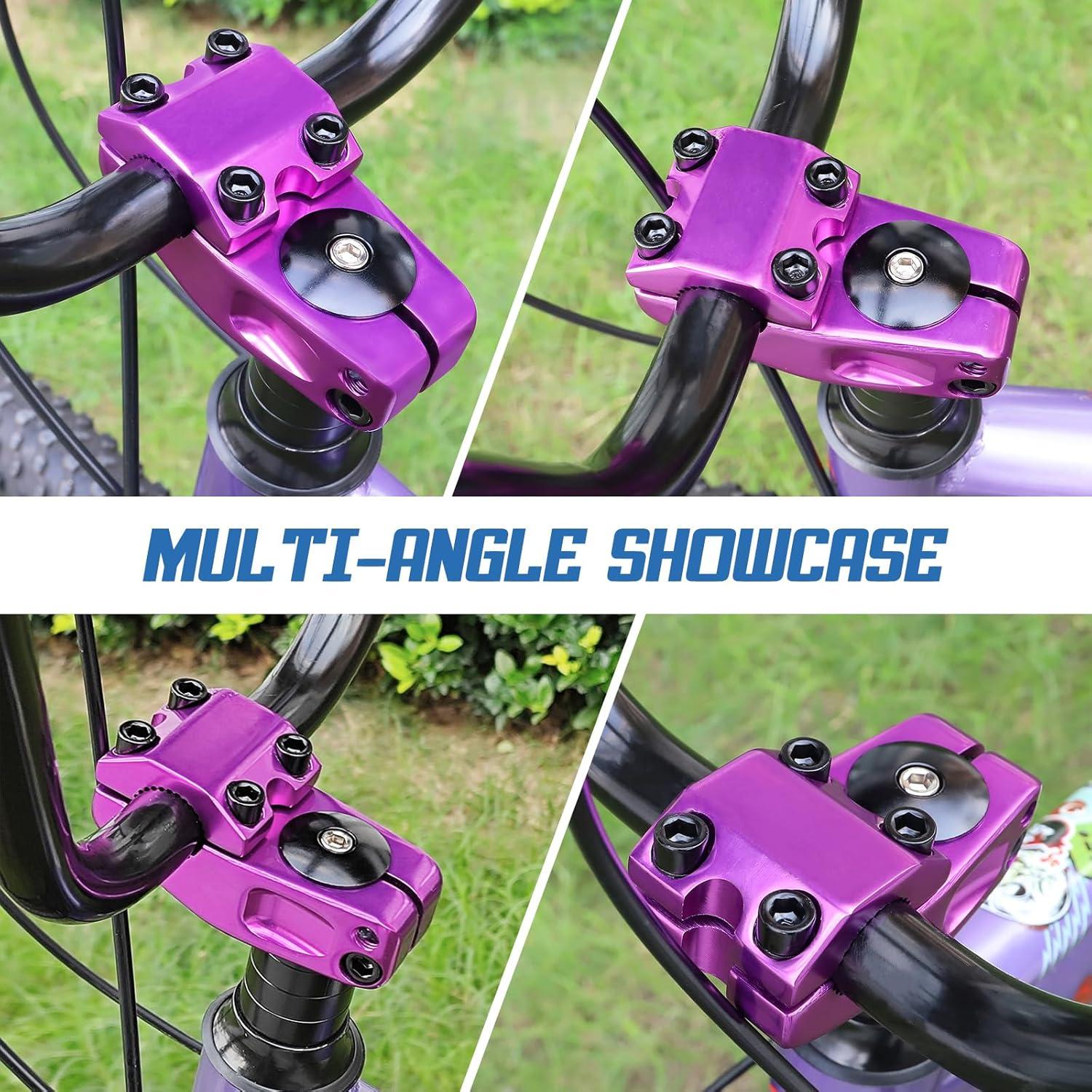 Tija de bicicleta BMX MAKELEN Aleación de Aluminio 95mm Púrpura