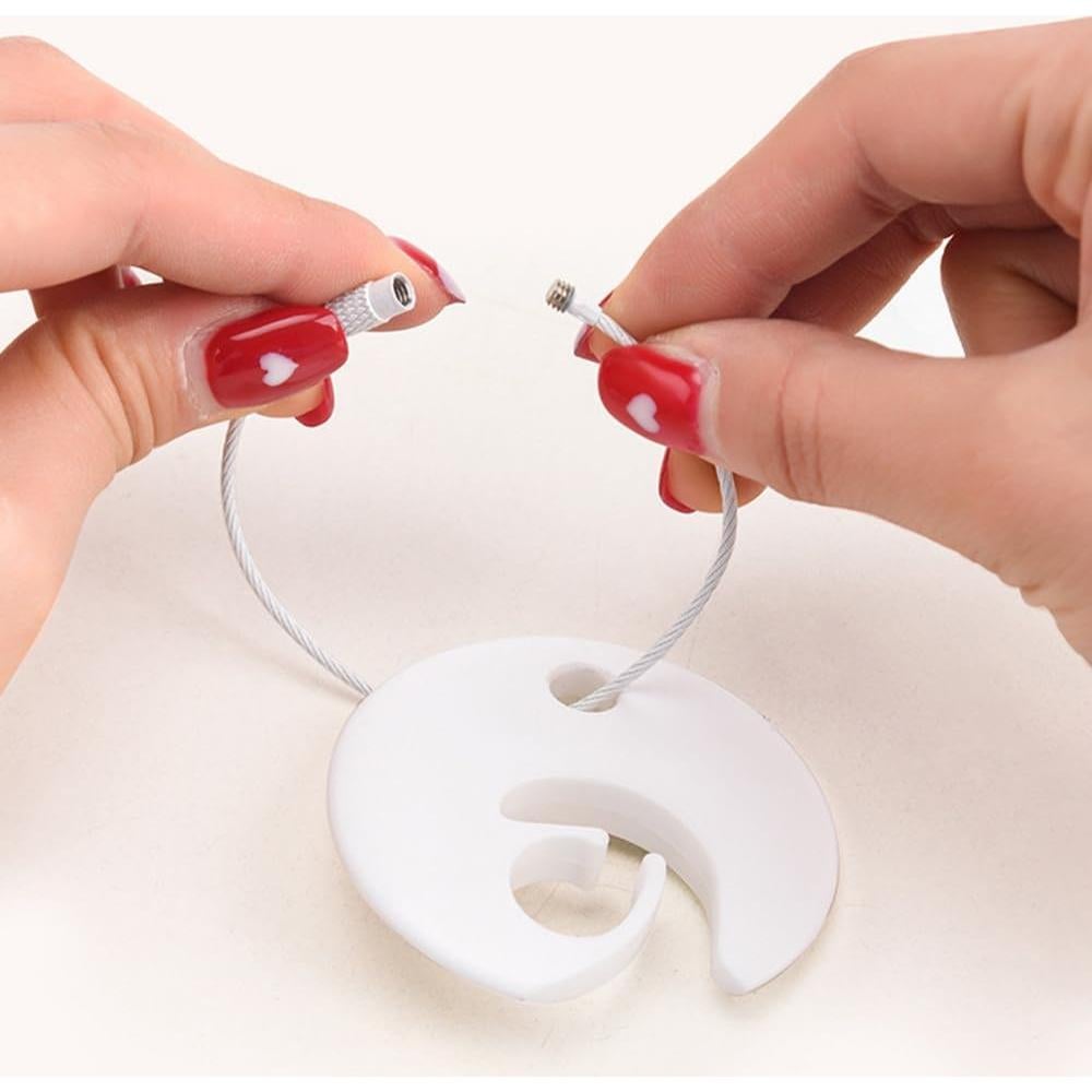 DONGKER 5 Hebillas de Disco Volador Acero Inoxidable Colorido