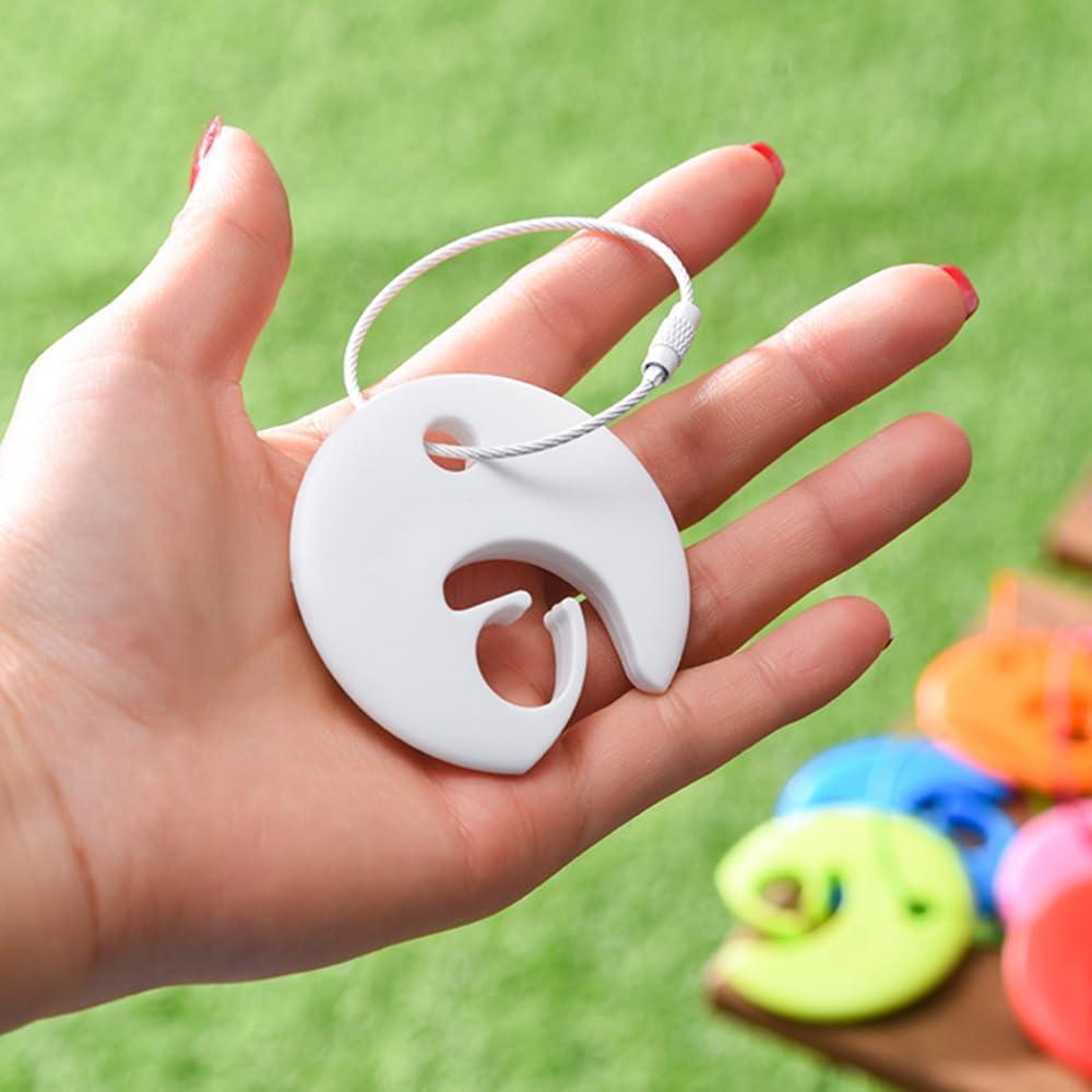 DONGKER 5 Hebillas de Disco Volador Acero Inoxidable Colorido