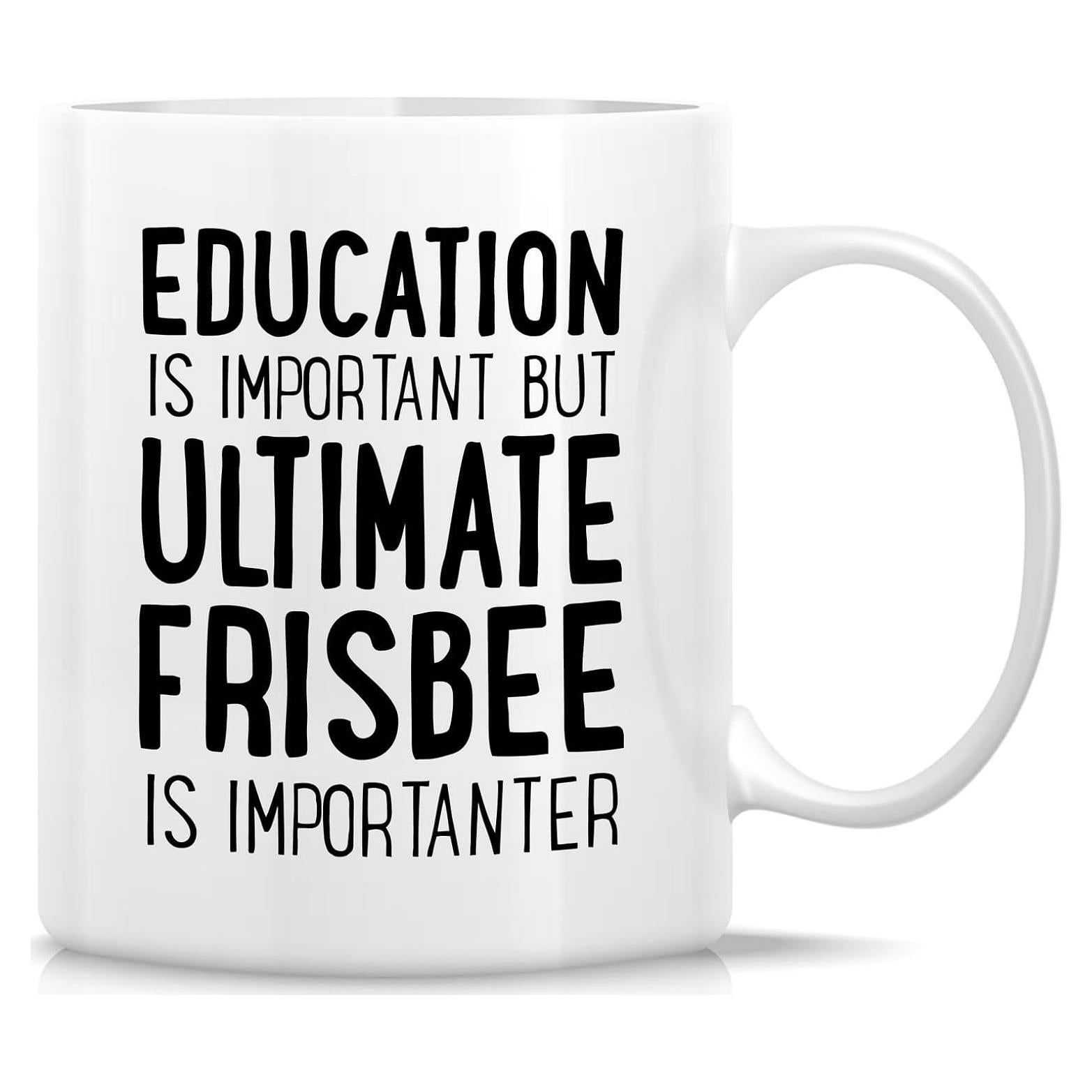 Taza de Cerámica 11 Oz Retreez para Jugadores de Frisbee