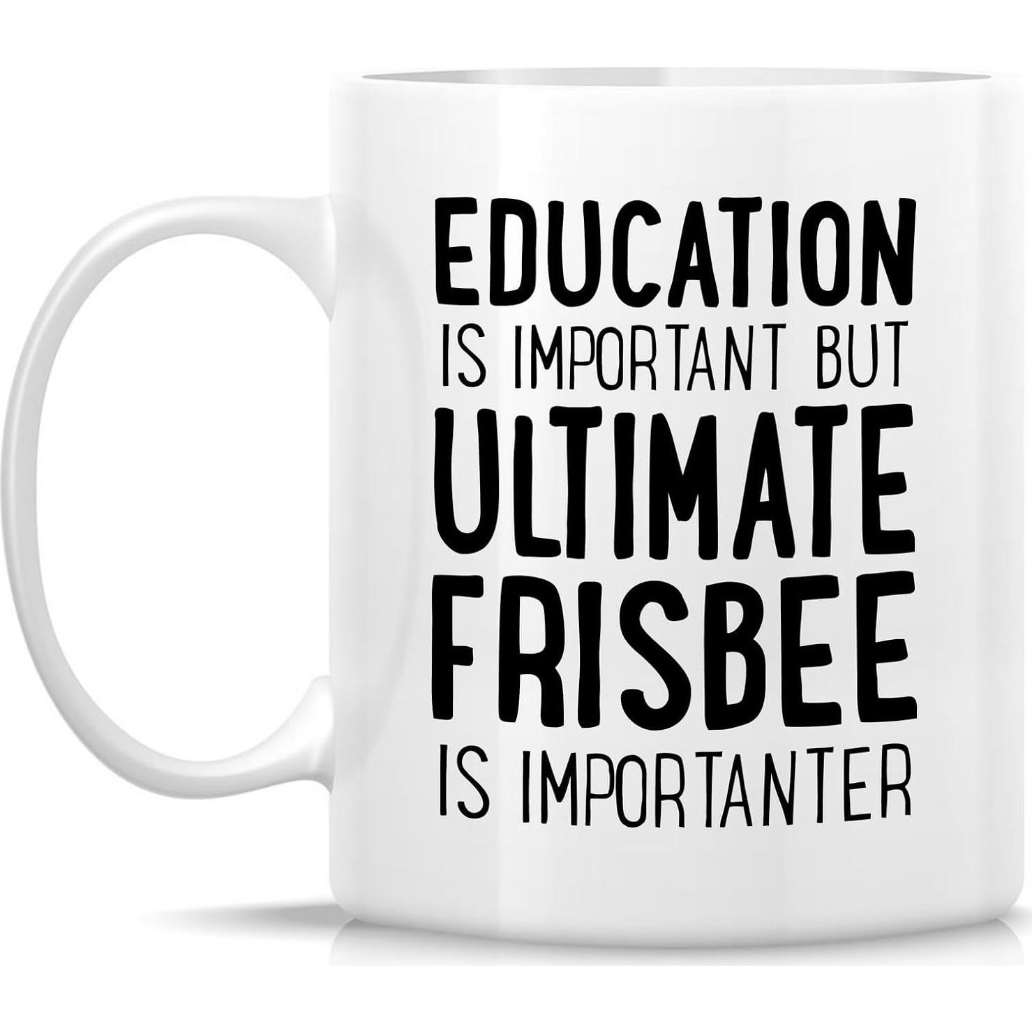 Taza de Cerámica 11 Oz Retreez para Jugadores de Frisbee