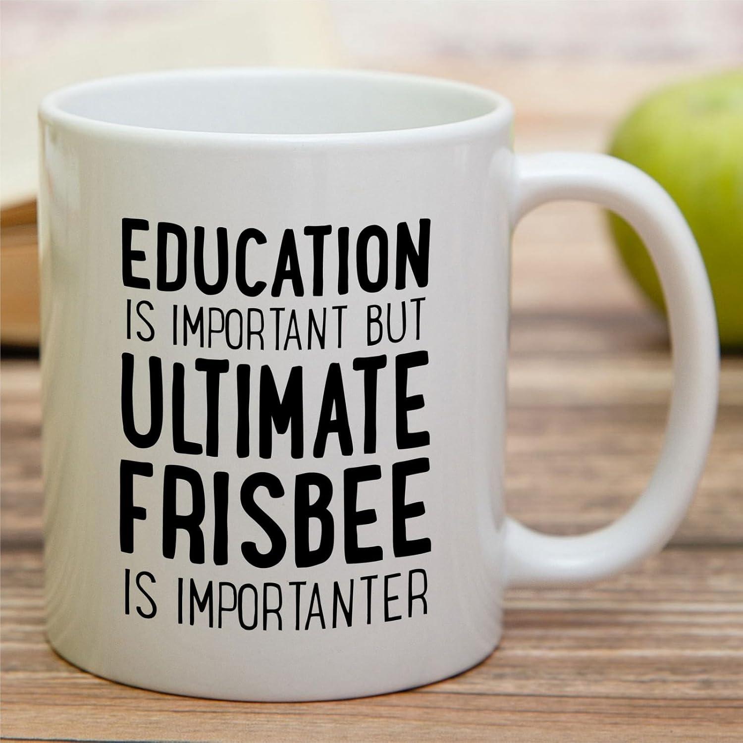Taza de Cerámica 11 Oz Retreez para Jugadores de Frisbee