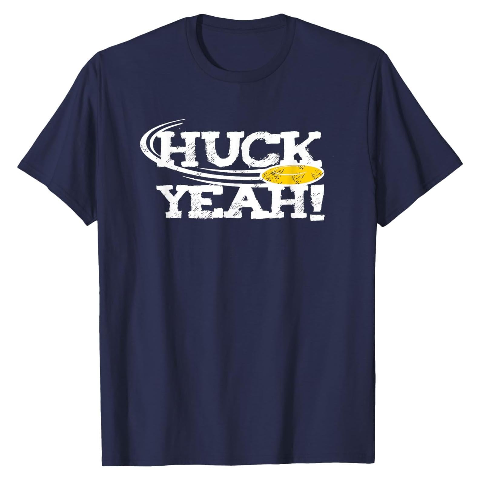 Camiseta Divertida Ultimate Frisbee Huck Yeah - Disc Sport Tees