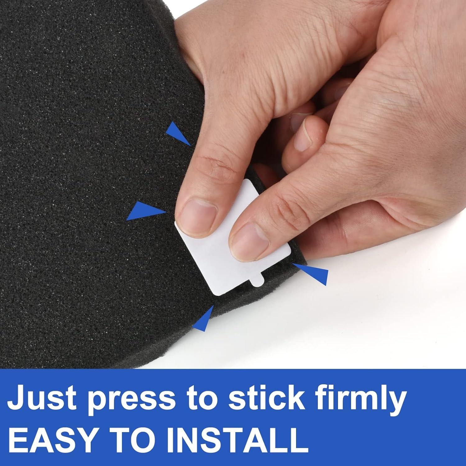 Cinta Doble Cara Hasefam 120 Pcs 35x35mm Adhesivo Fuerte