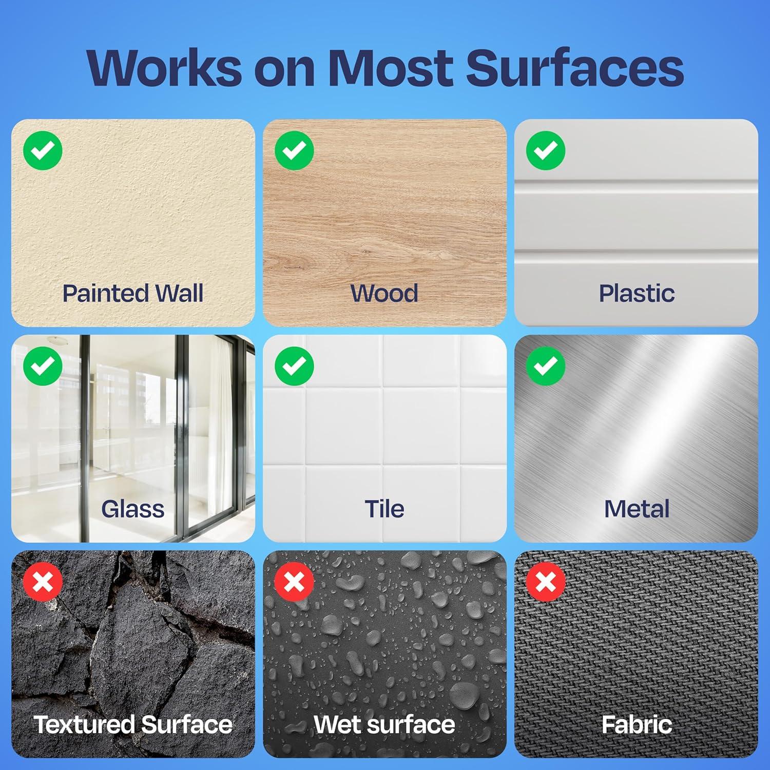 Cinta Doble Cara Ekkogo 92-Pack Autoadhesiva 12x5.7 cm