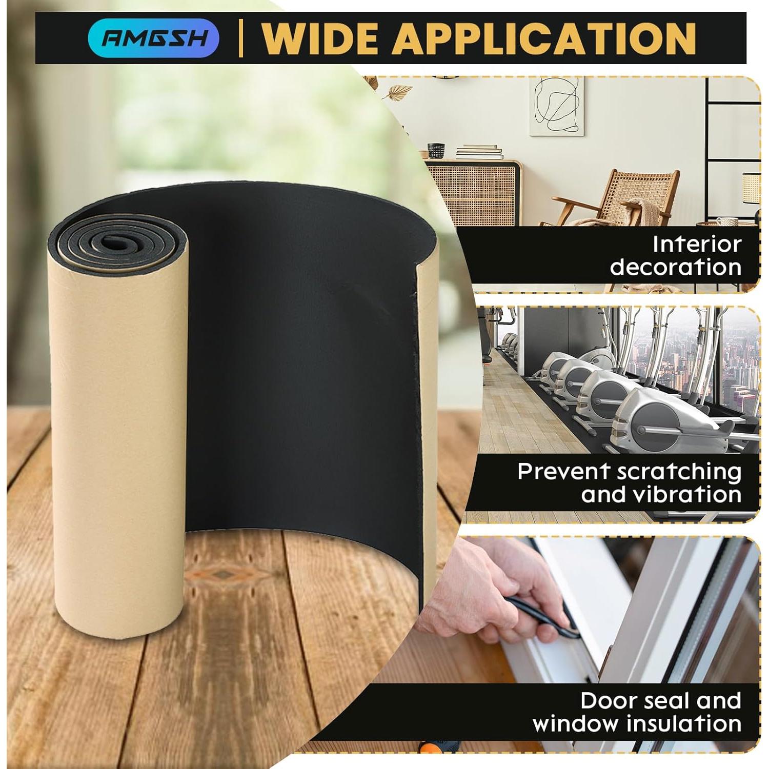 Esponja de Neopreno AMGSH 0.64 cm x 30.48 cm x 137.16 cm