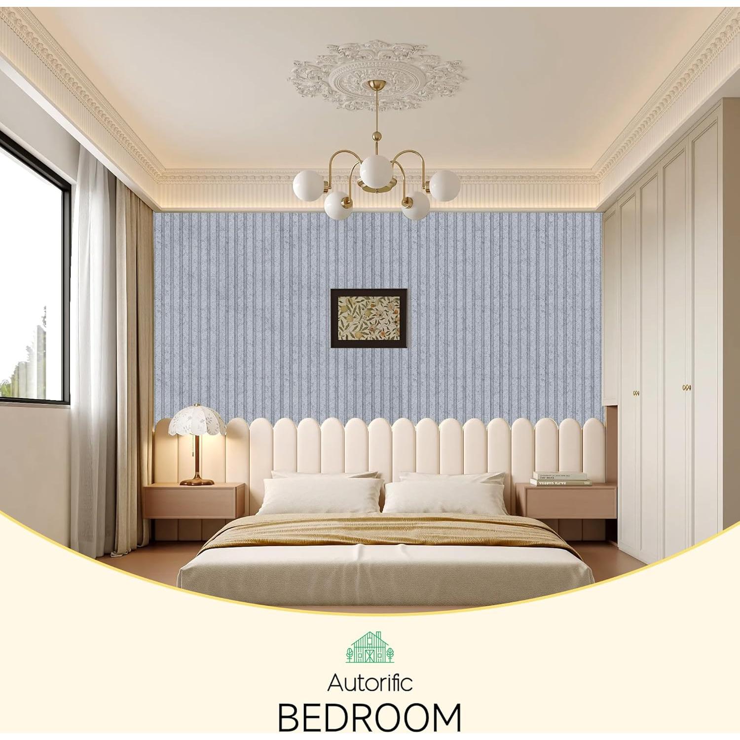 Paquete de 6 Paneles Acústicos Doble Capa 121.9x61.0 cm Gris