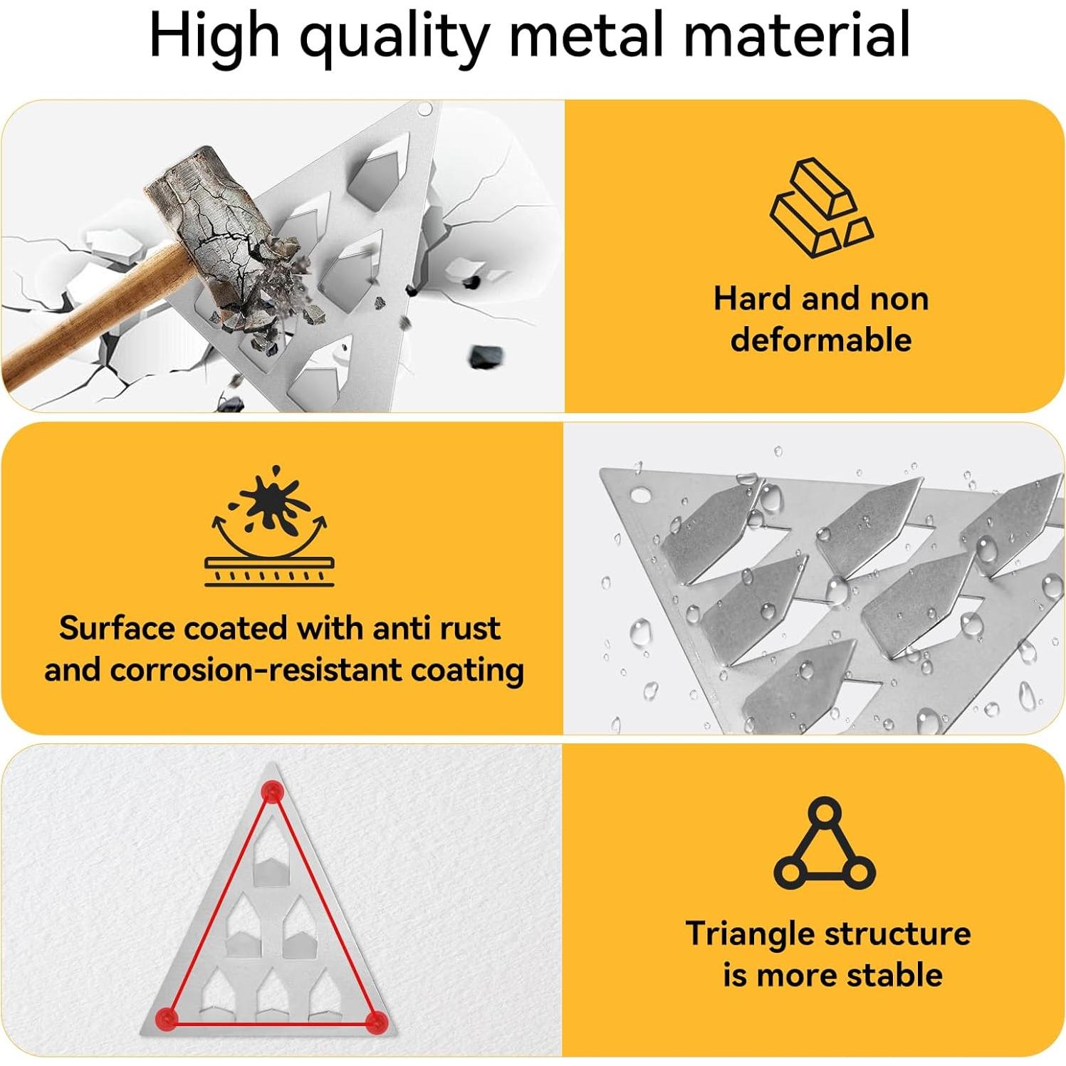 Paquete de 36 Clips de Montaje Acústico SFNSM 11.68x9.91cm