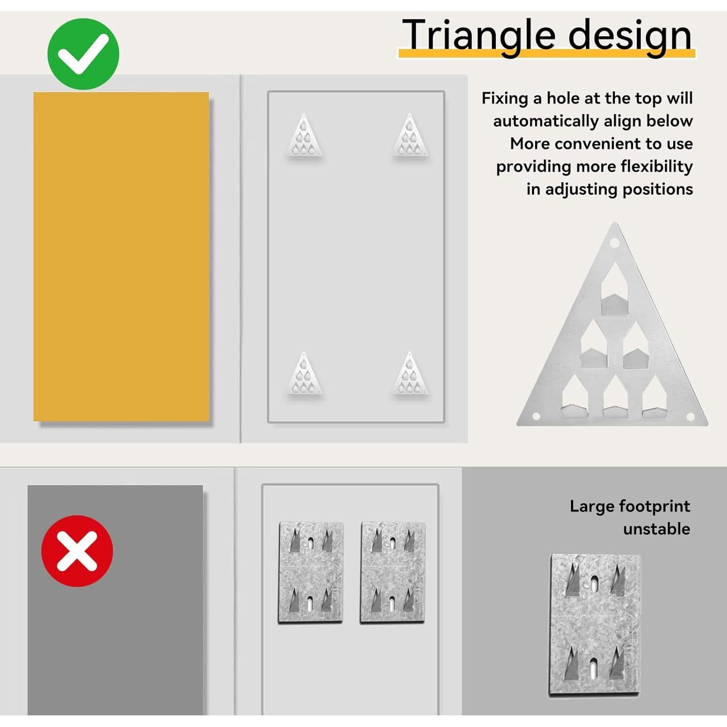 Paquete de 36 Clips de Montaje Acústico SFNSM 11.68x9.91cm