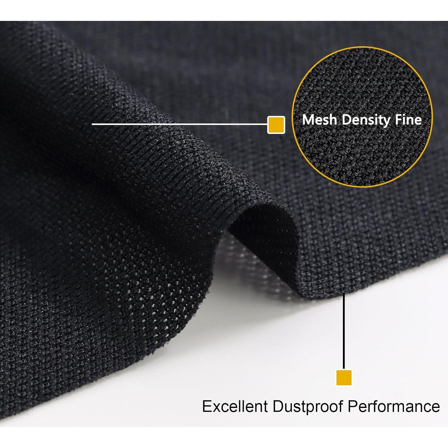 Tela de Rejilla para Altavoces FINDUFA 137x71 cm Negra