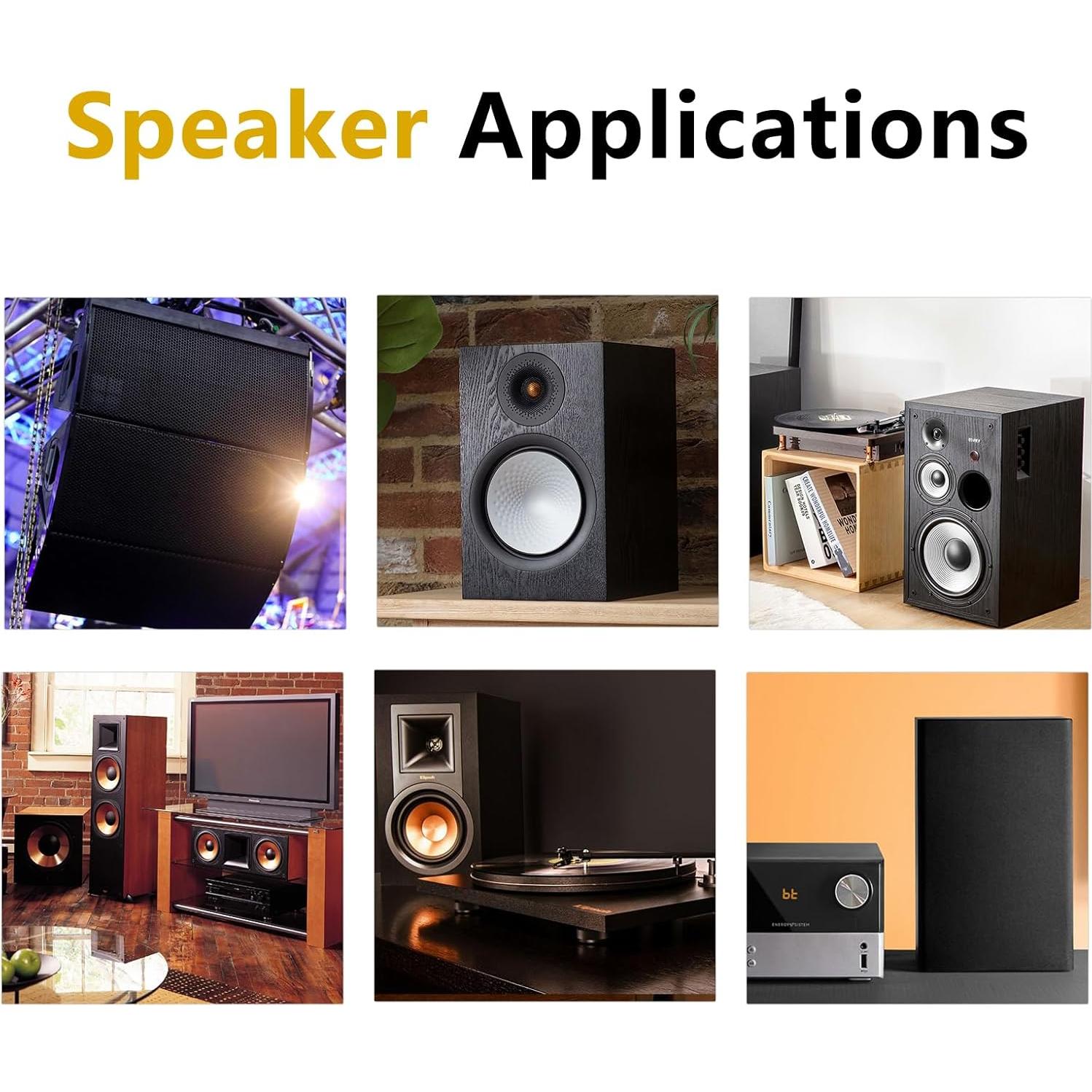 Tela de Rejilla para Altavoces FINDUFA 137x71 cm Negra