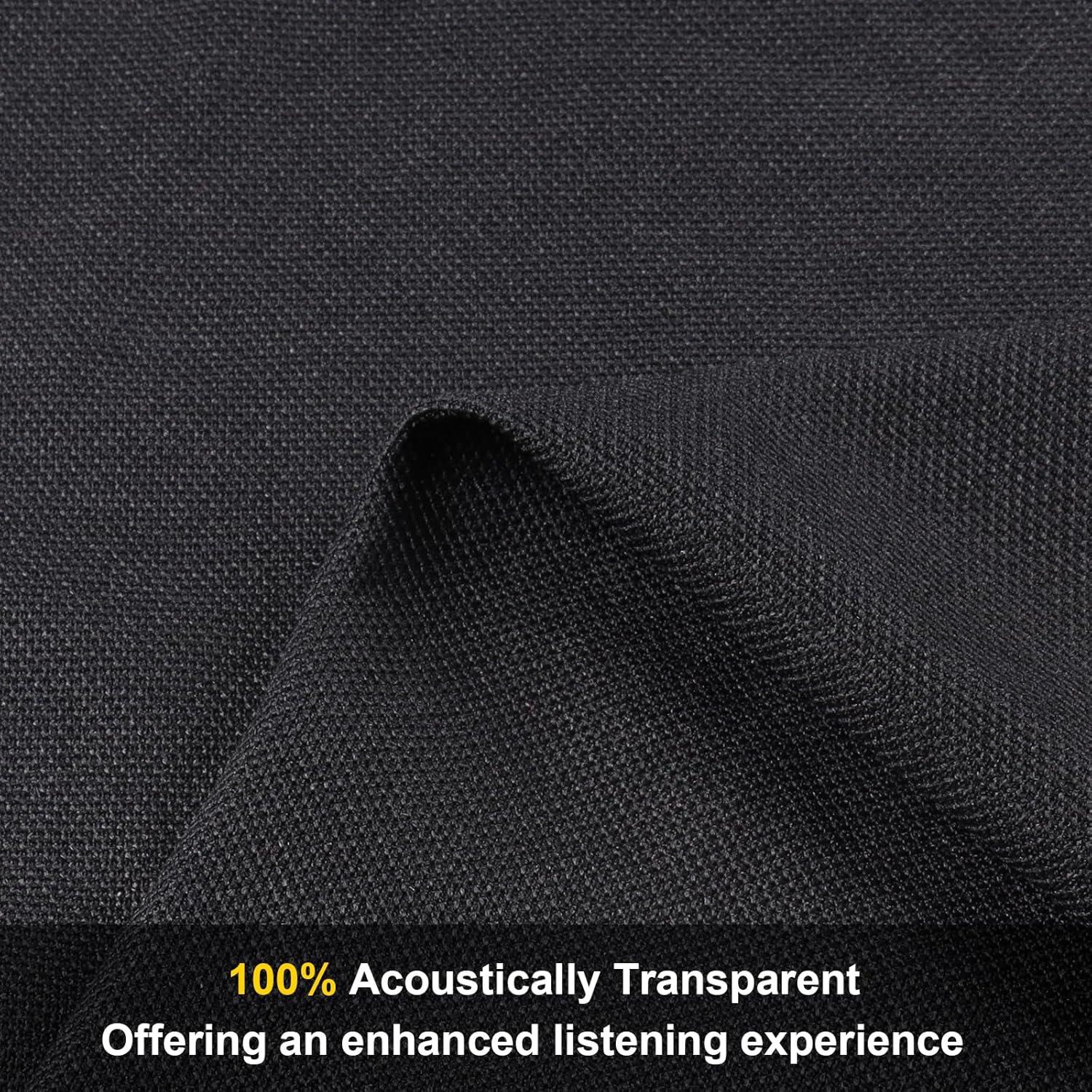 Tela de Parrilla para Altavoces FINDUFA 274x137 cm Negra