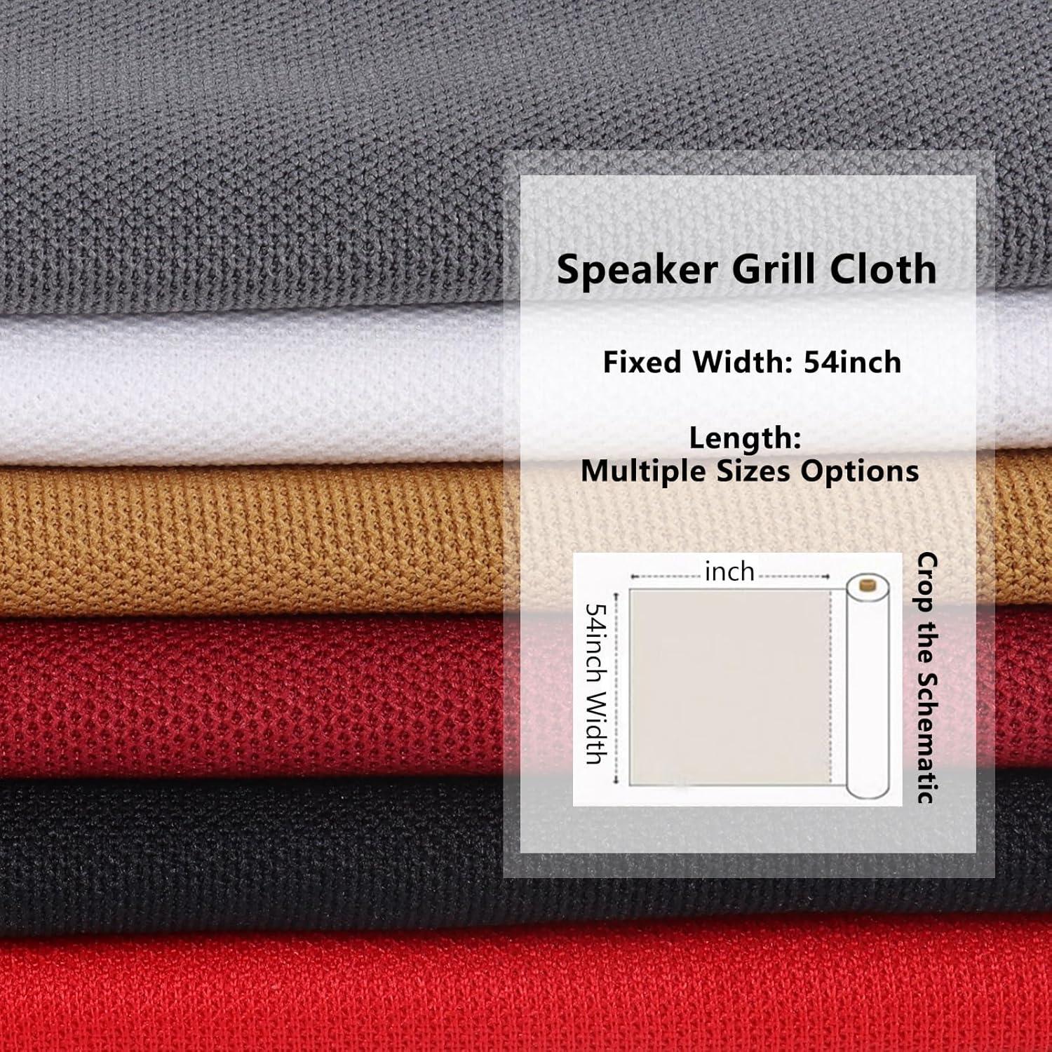 Tela de Parrilla para Altavoces FINDUFA 274x137 cm Negra