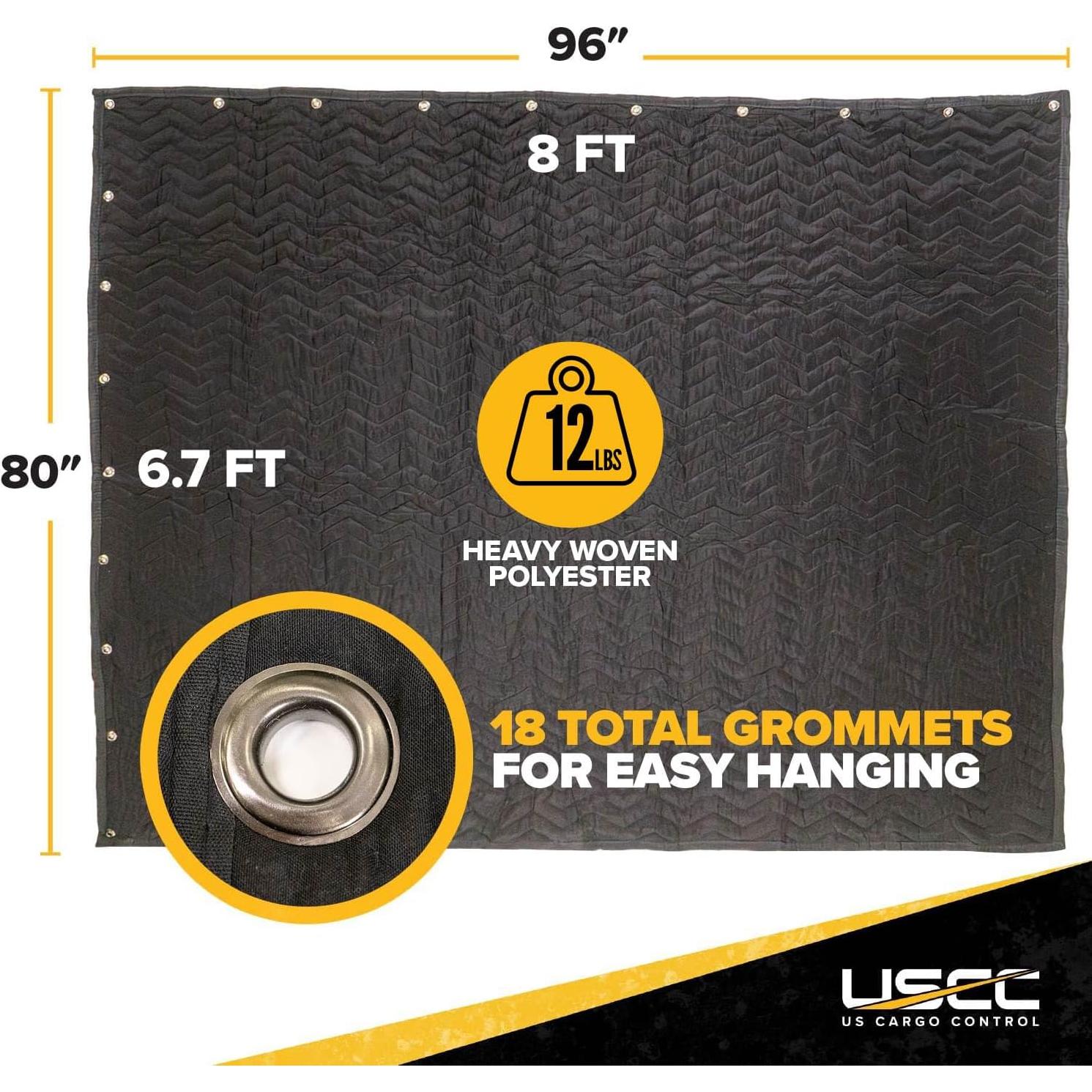 Manta Aislante Acústica Control de Carga 243.84x203.2 cm Negra