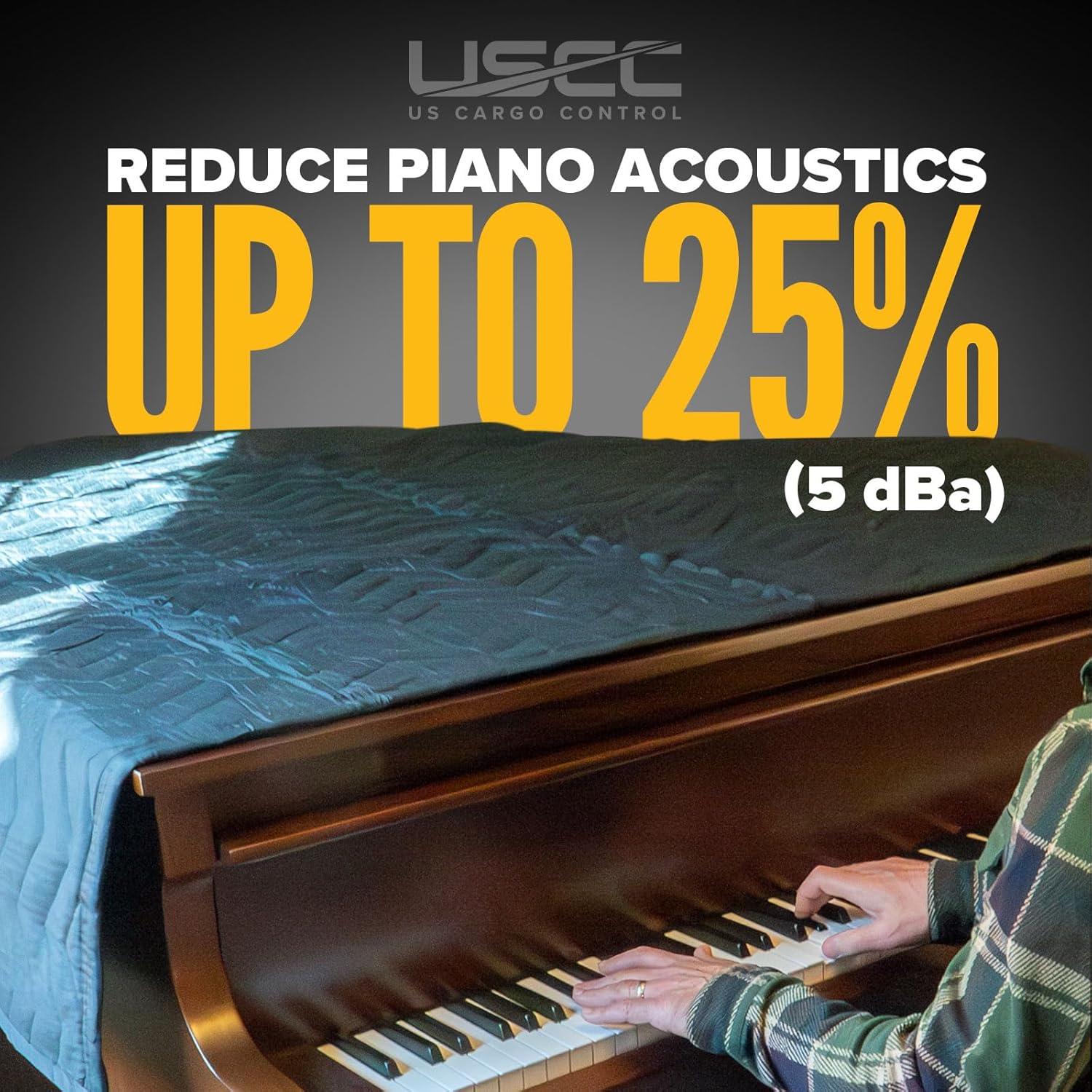 Manta Aislante Acústica Control de Carga 243.84x203.2 cm Negra