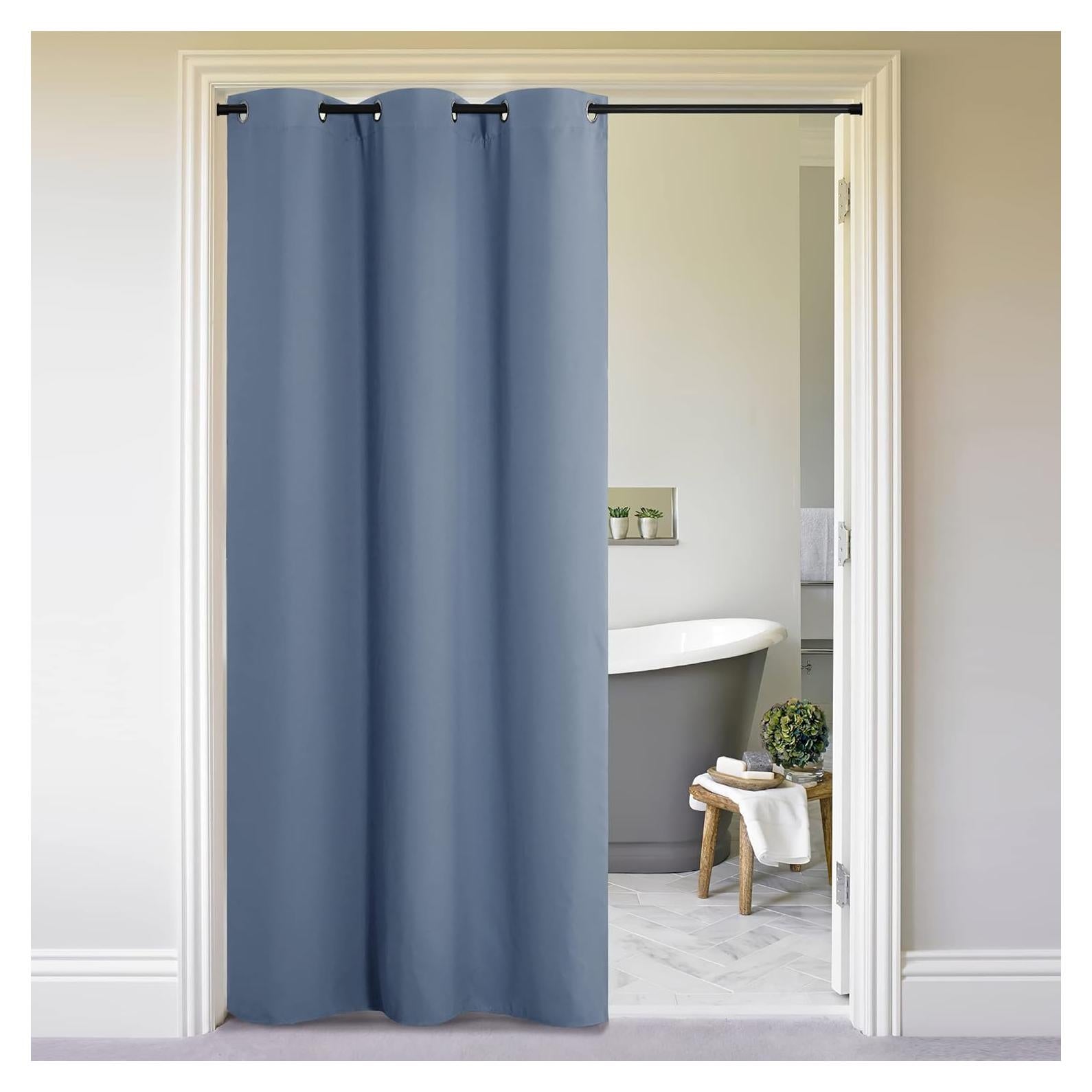 Cortina Divisoria NICETOWN 1.52m x 3.05m Azul Piedra