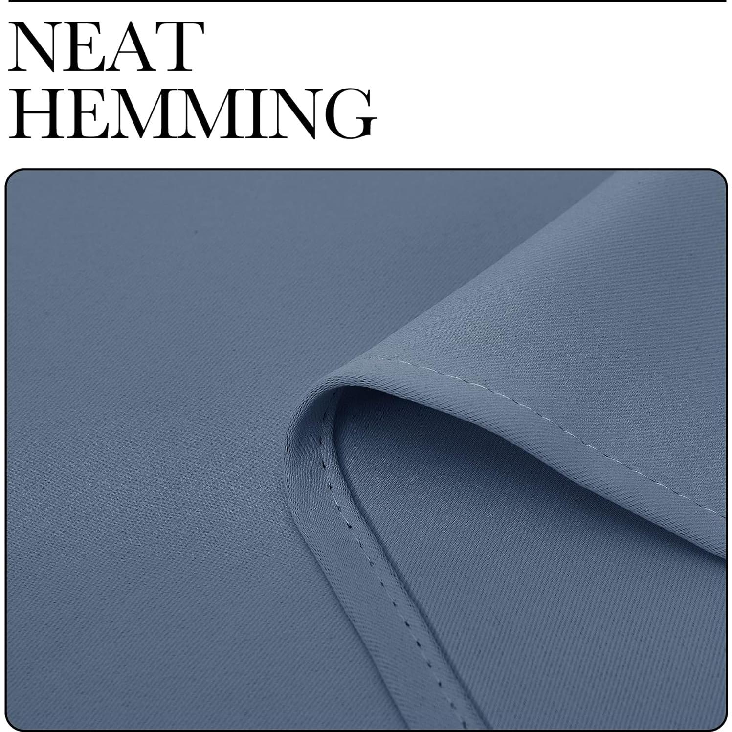 Cortina Divisoria NICETOWN 1.52m x 3.05m Azul Piedra