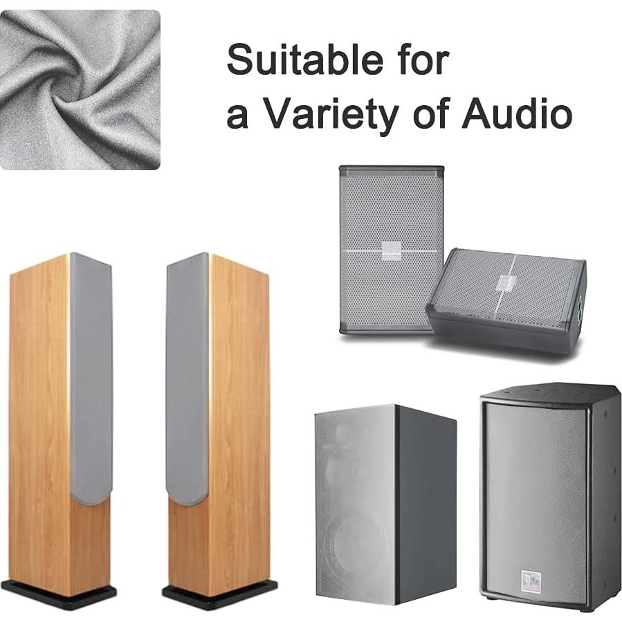 Tela de Rejilla para Altavoces WAYBER Gris 160 x 100 cm