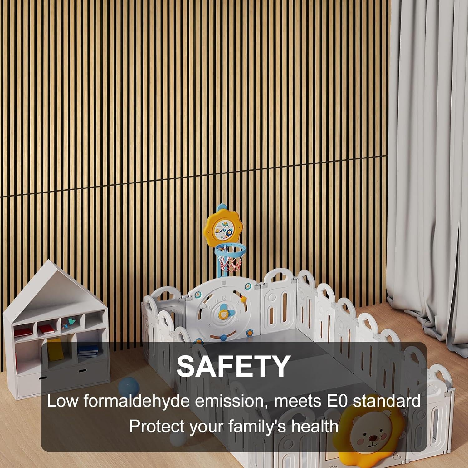 Paneles Acústicos de Madera Roble 2 Piezas 120x60 cm