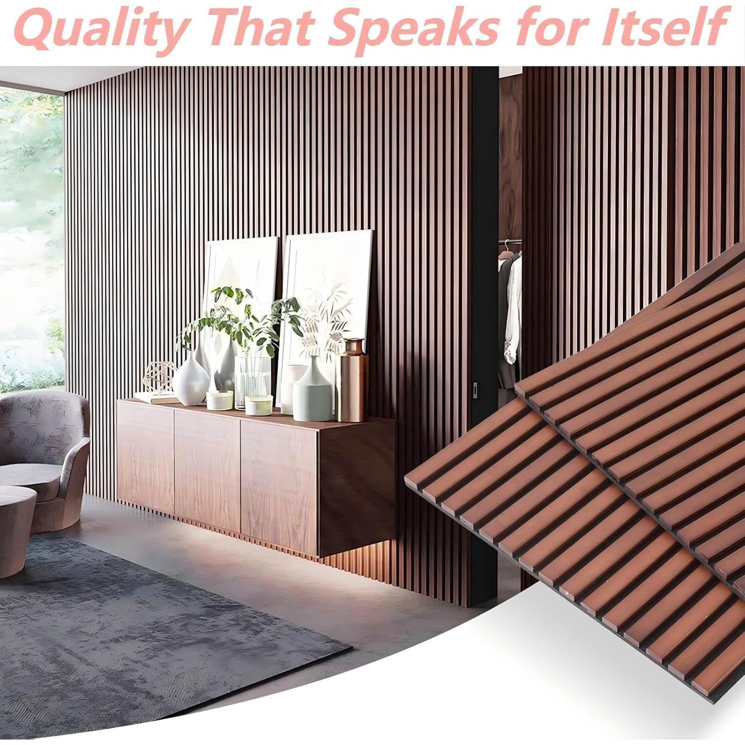 Paneles Acústicos de Madera Sólida Navrex 120x60 cm - Absorbentes