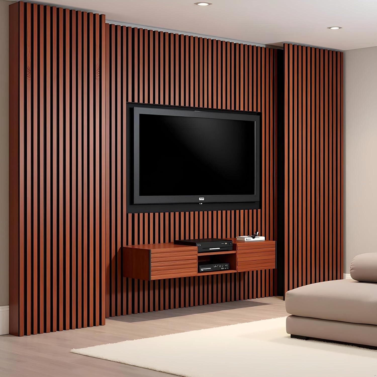 Paneles Acústicos de Madera Sólida Navrex 120x60 cm - Absorbentes