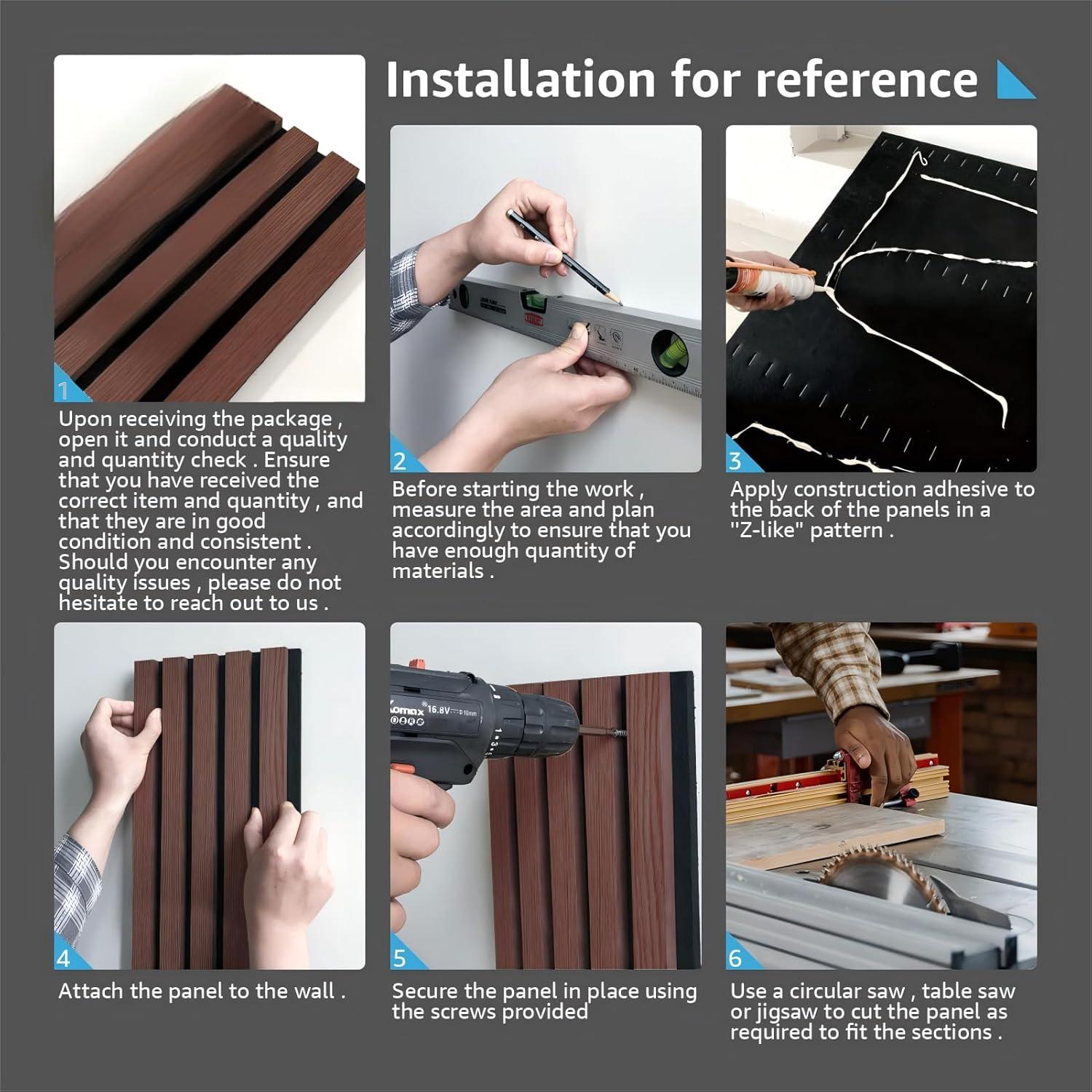 Paneles Acústicos de Madera Sólida Navrex 120x60 cm - Absorbentes