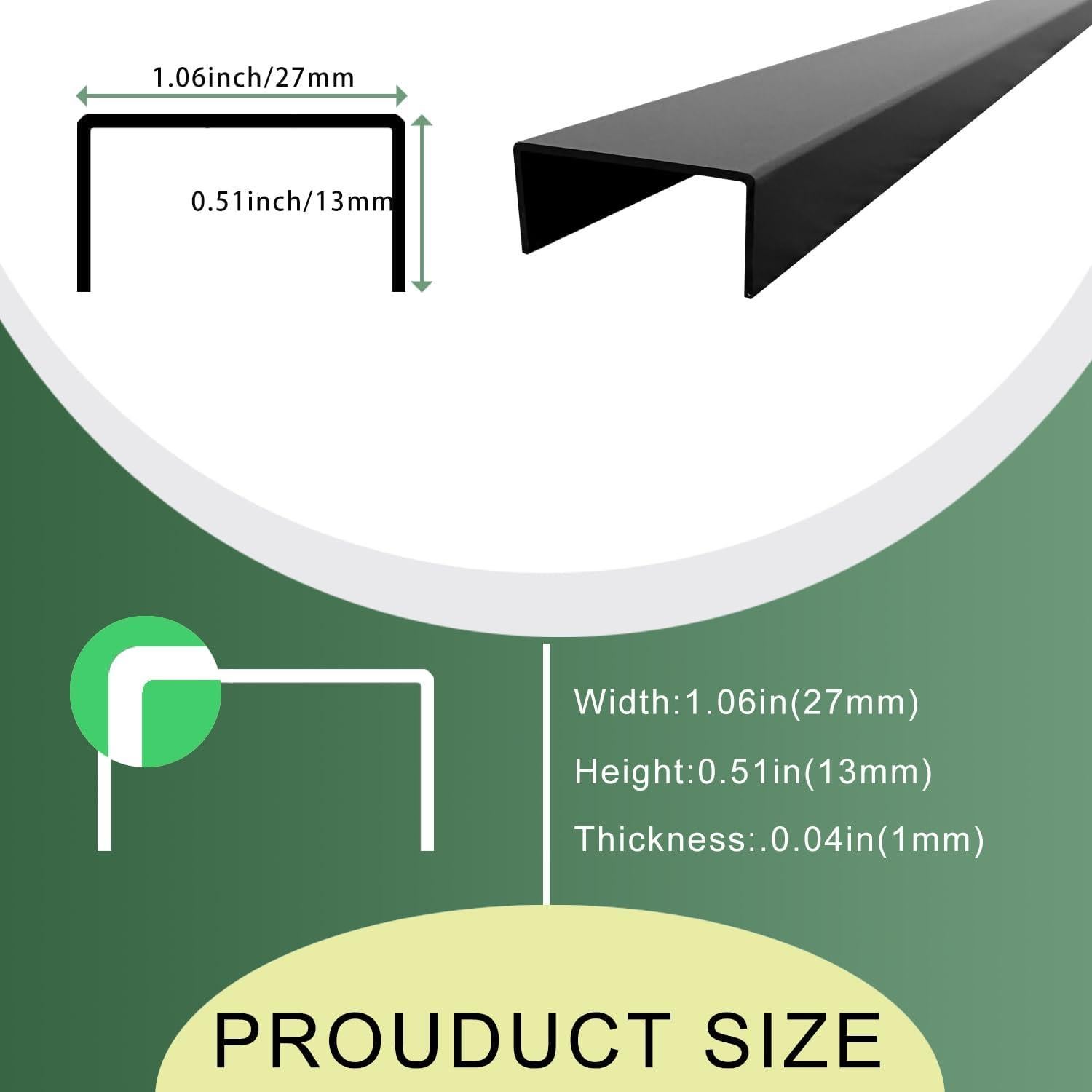7 Tiras de Aluminio para Paneles Acústicos TRAIN2 ART 50.8 cm